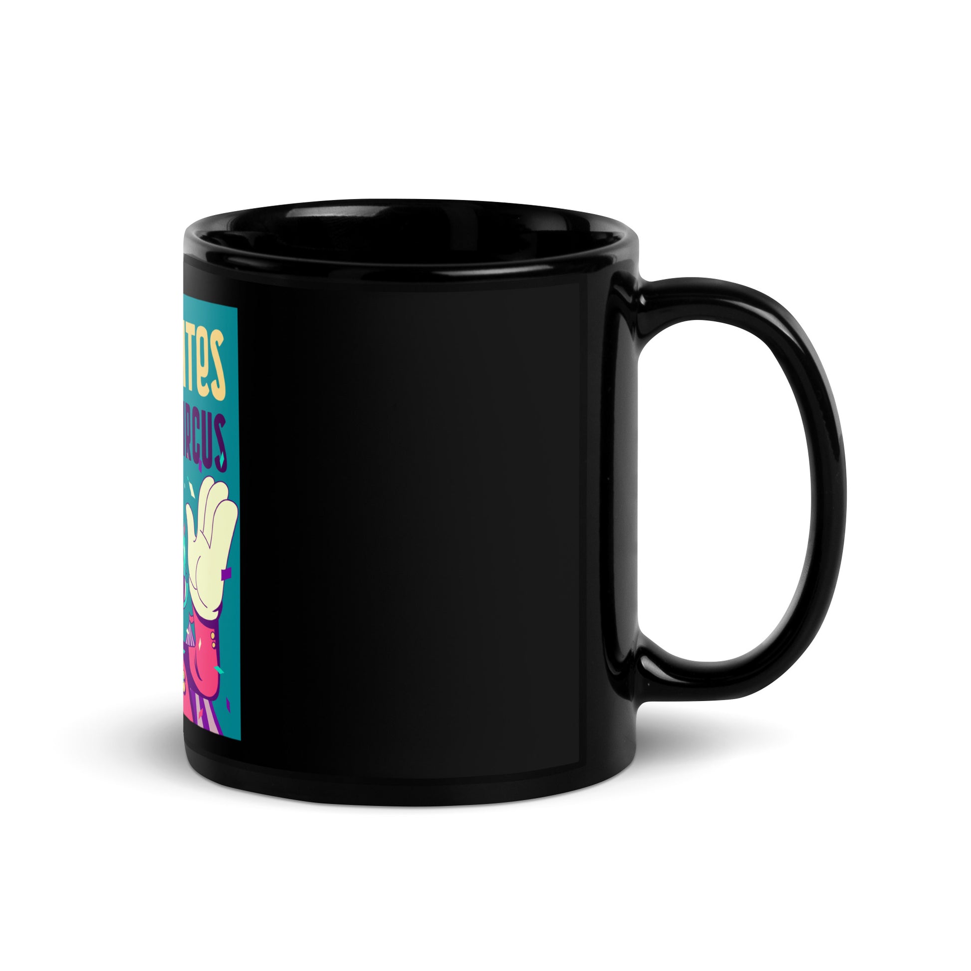 Antisemitic Clowns | Black Glossy Mug