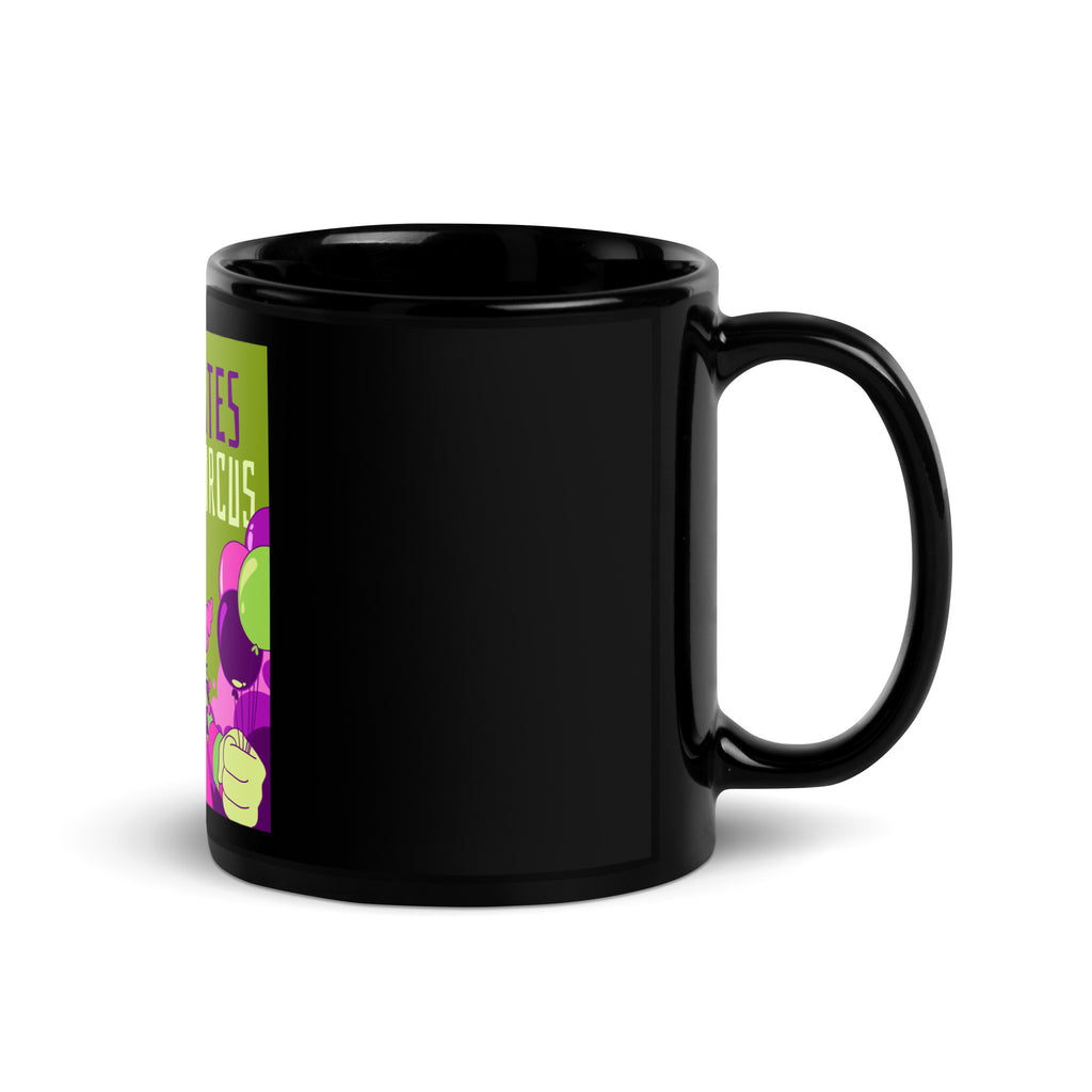 Antisemitic Clowns | Black Glossy Mug