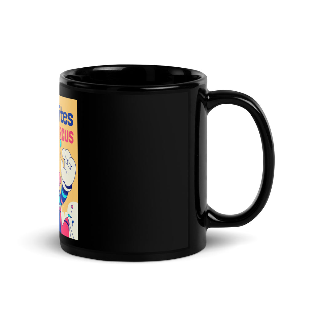 Antisemitic Clowns | Black Glossy Mug