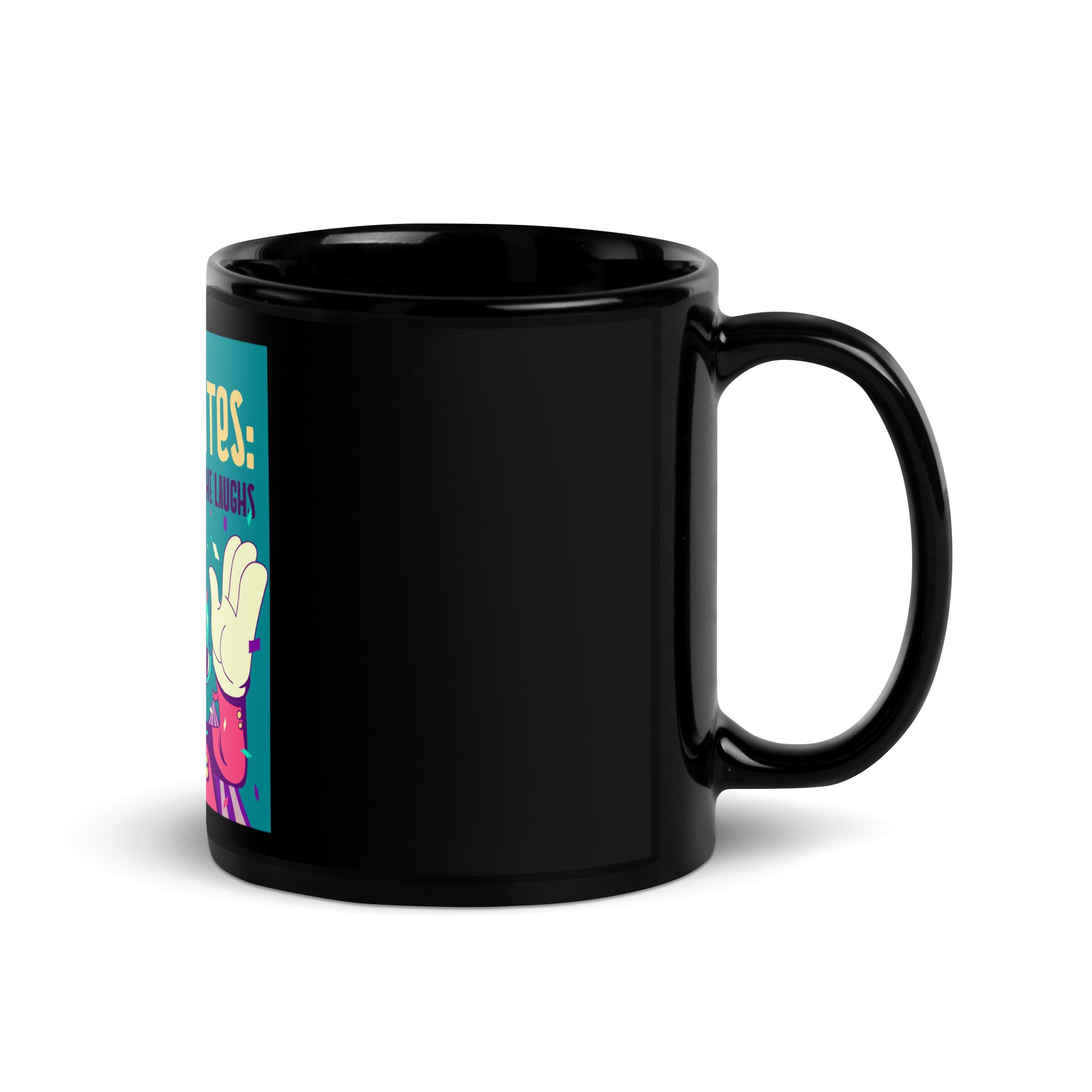 Antisemitic Clowns | Black Glossy Mug