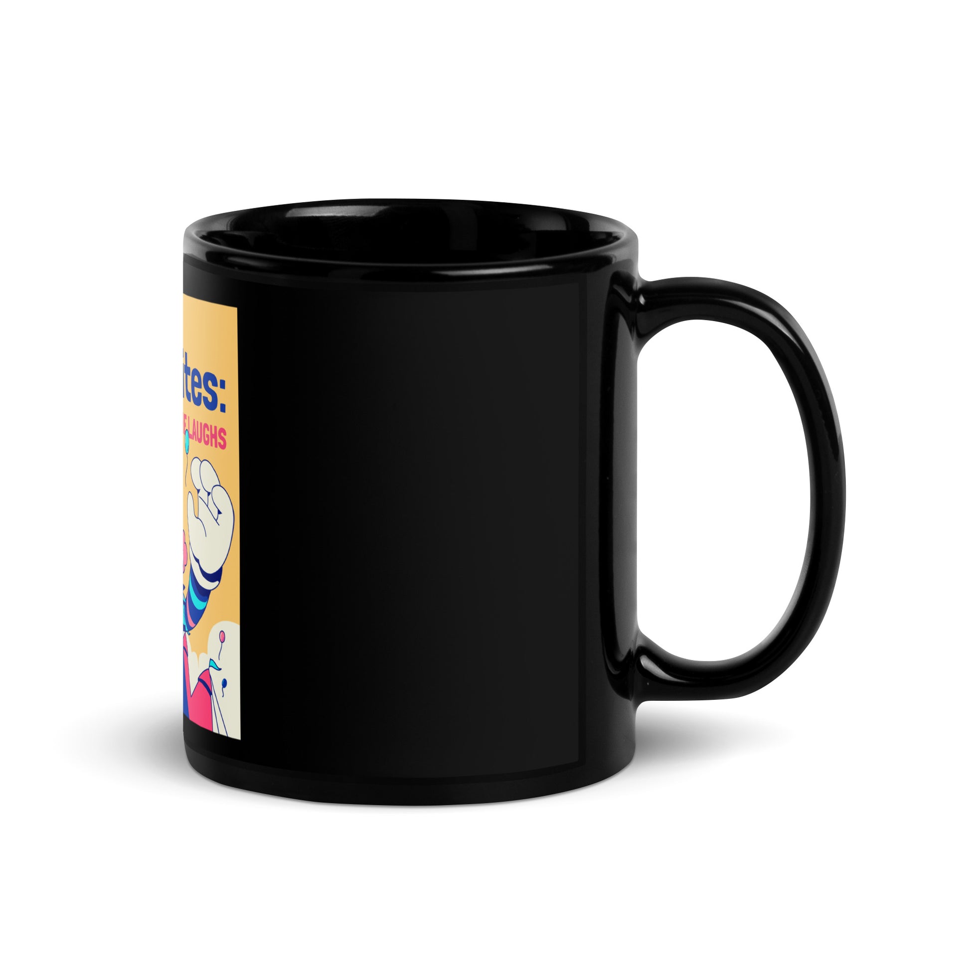 Antisemitic Clowns | Black Glossy Mug