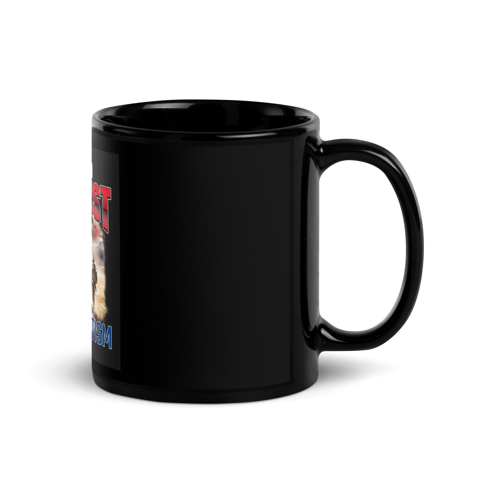 USA Edition | United Against Antisemitism | Black Glossy Mug