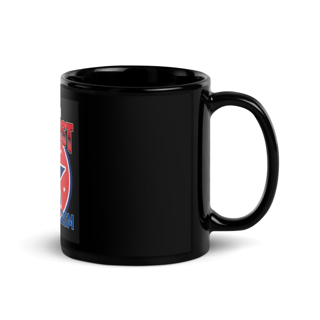 USA Edition | United Against Antisemitism | Black Glossy Mug