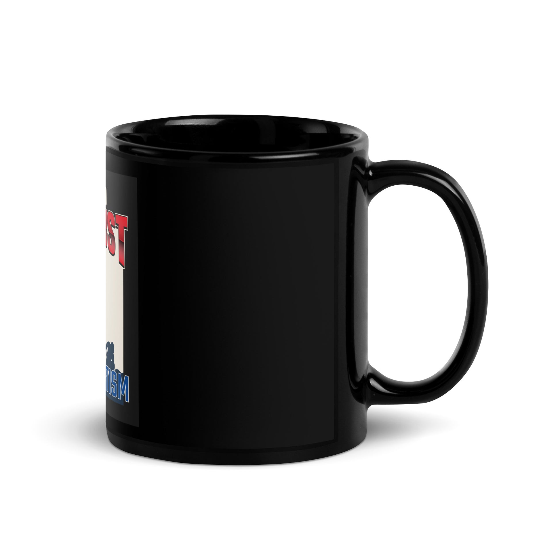 USA Edition | United Against Antisemitism | Black Glossy Mug