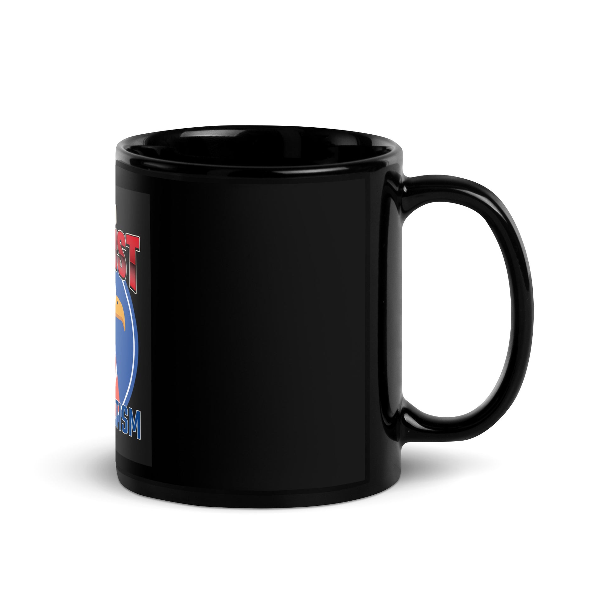 USA Edition | United Against Antisemitism | Black Glossy Mug