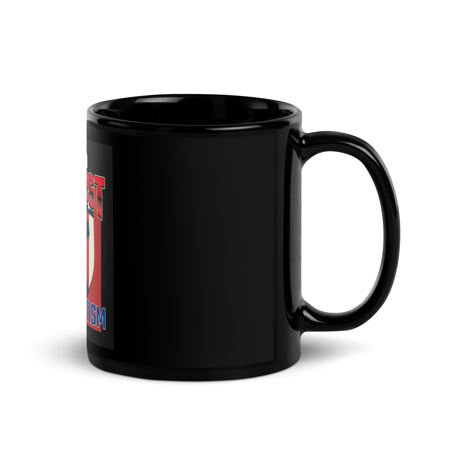 USA Edition | United Against Antisemitism | Black Glossy Mug