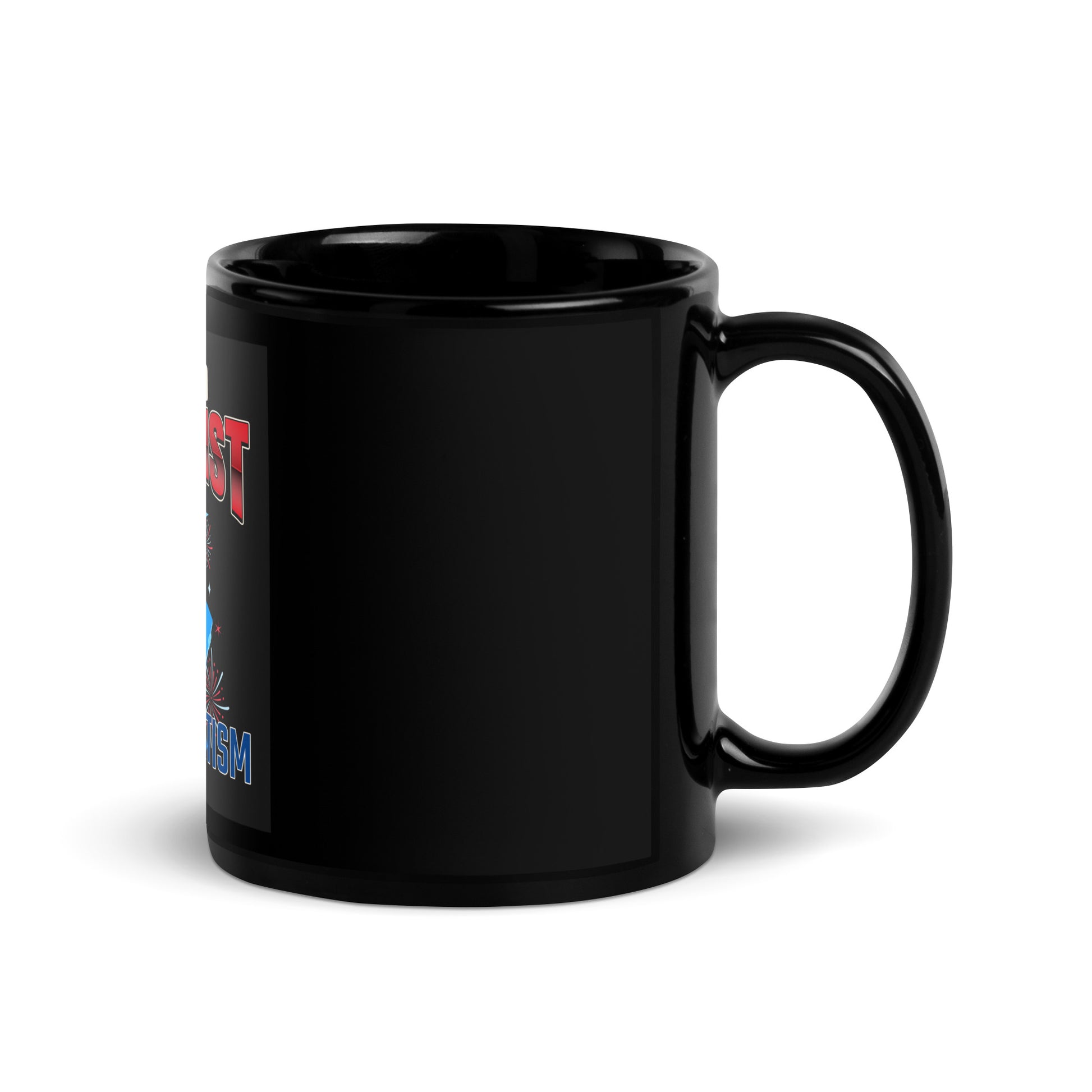 USA Edition | United Against Antisemitism | Black Glossy Mug