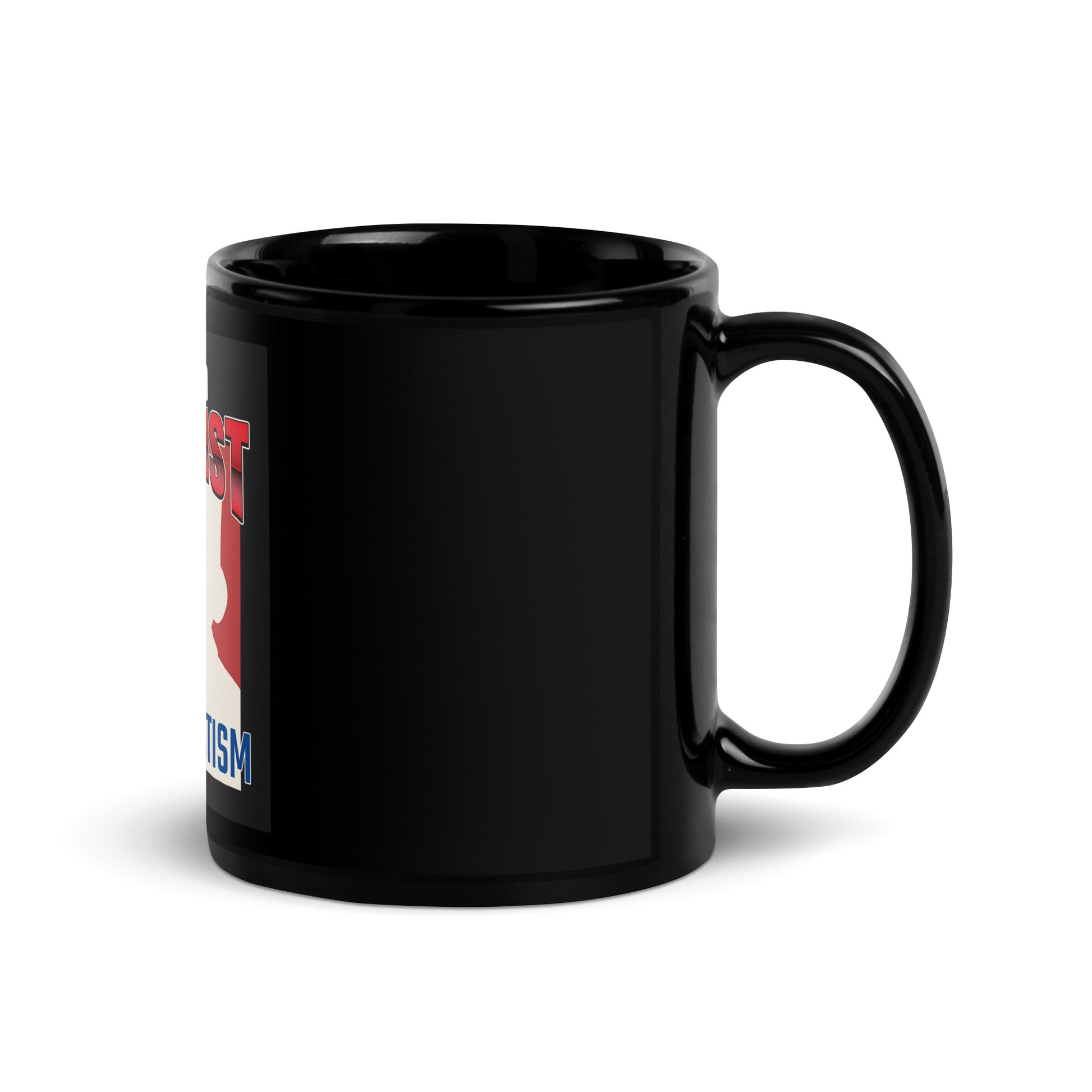 USA Edition | United Against Antisemitism | Black Glossy Mug