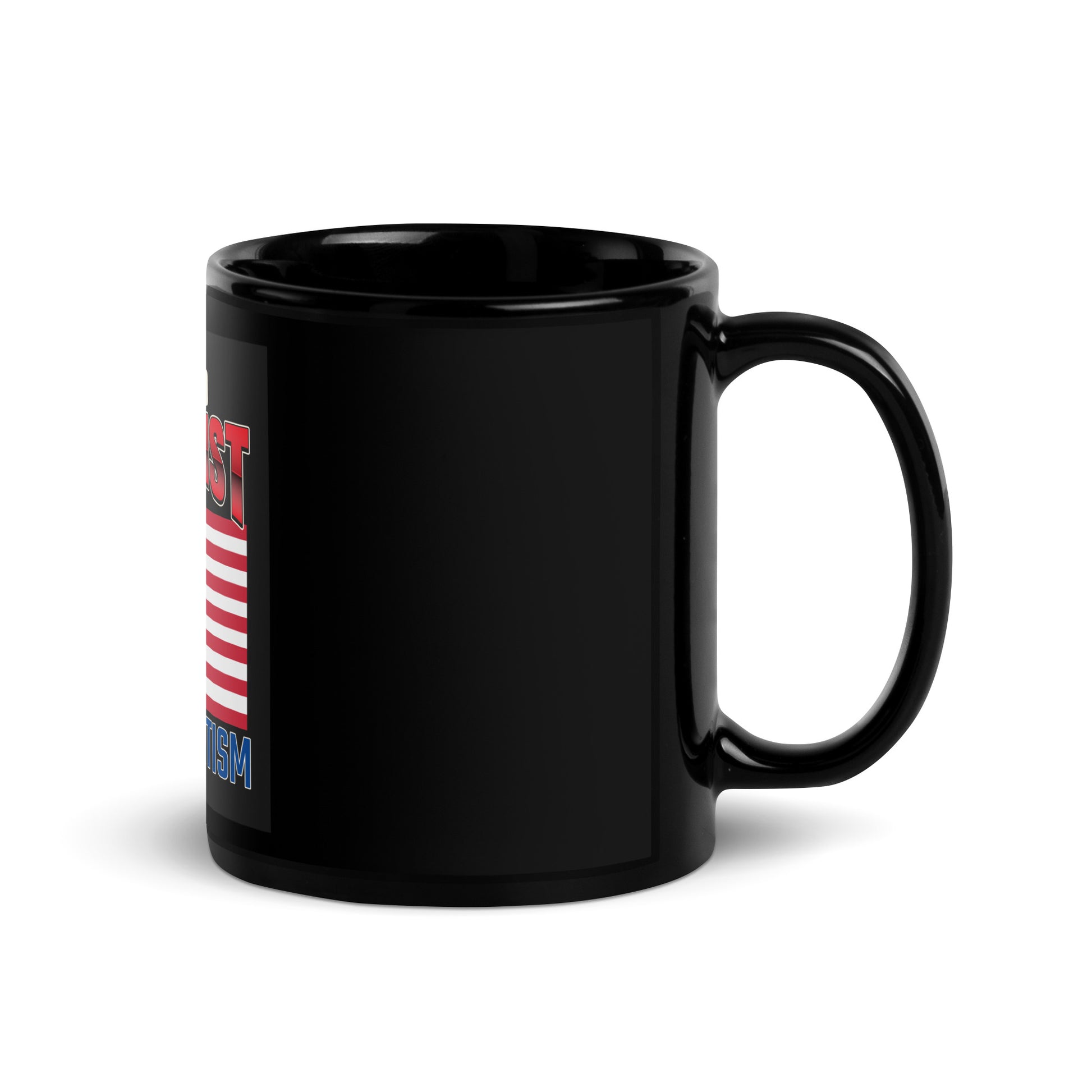 USA Edition | United Against Antisemitism | Black Glossy Mug