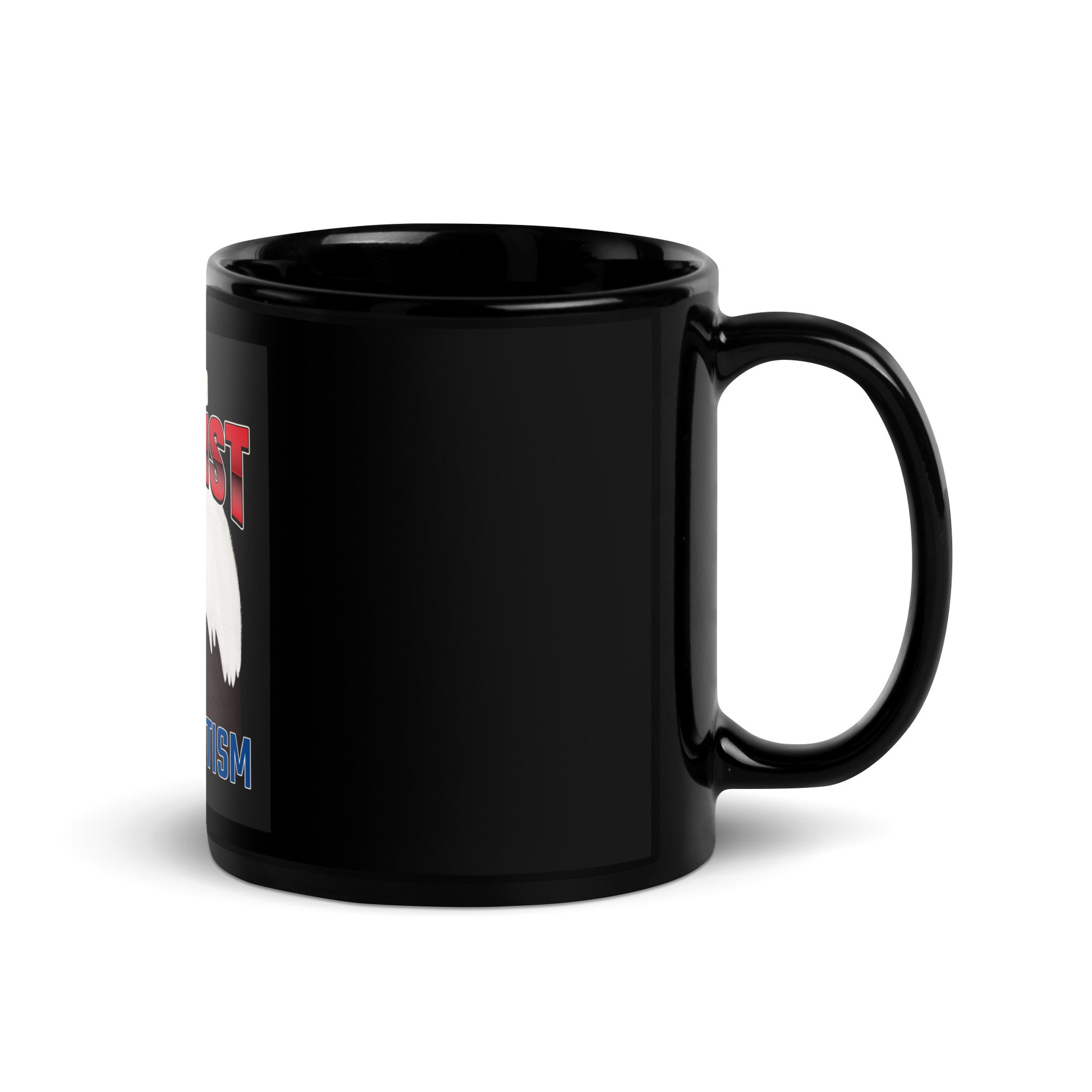 USA Edition | United Against Antisemitism | Black Glossy Mug