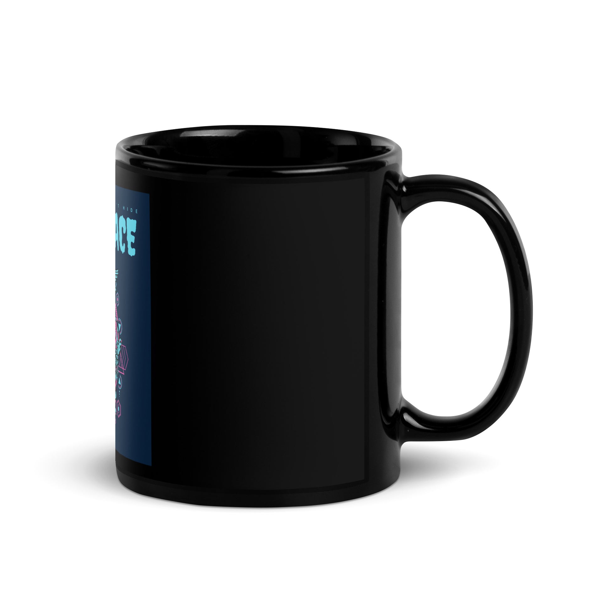 Show Face | Antisemitism Can't Hide | Black Glossy Mug