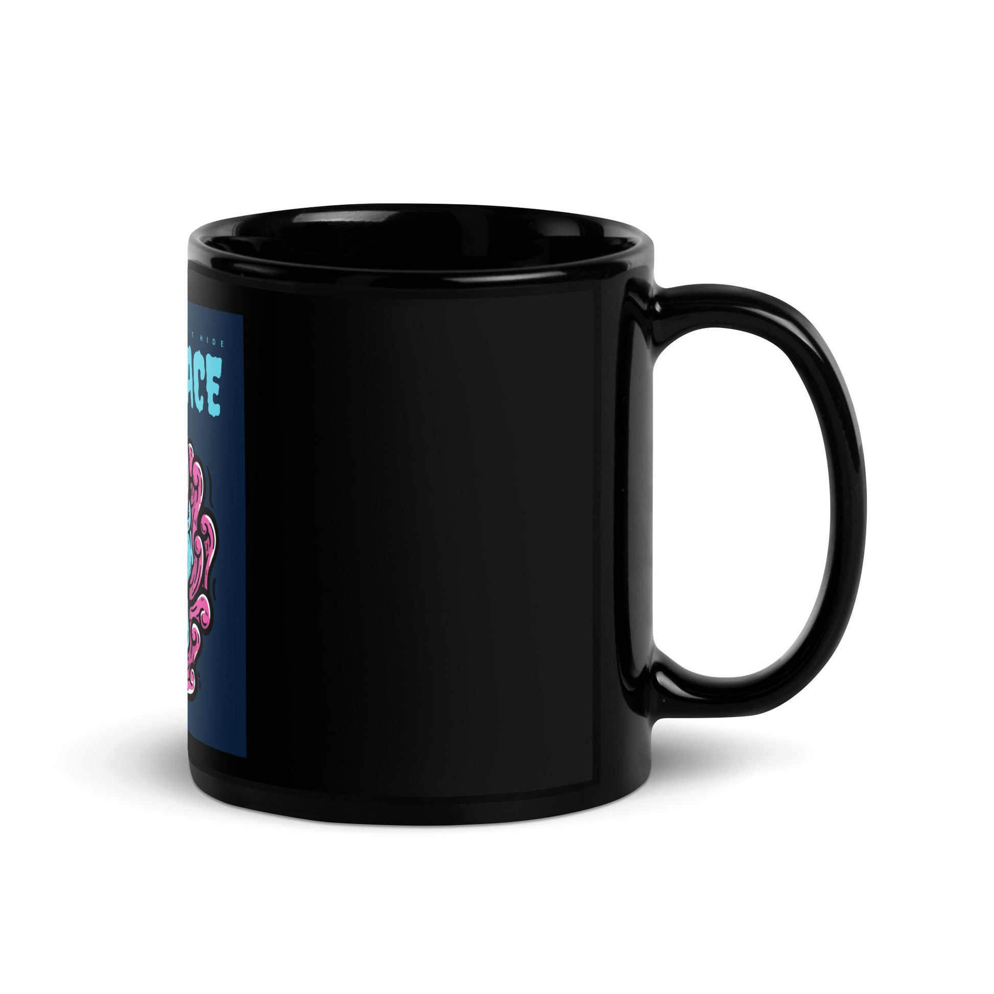 Show Face | Antisemitism Can't Hide | Black Glossy Mug