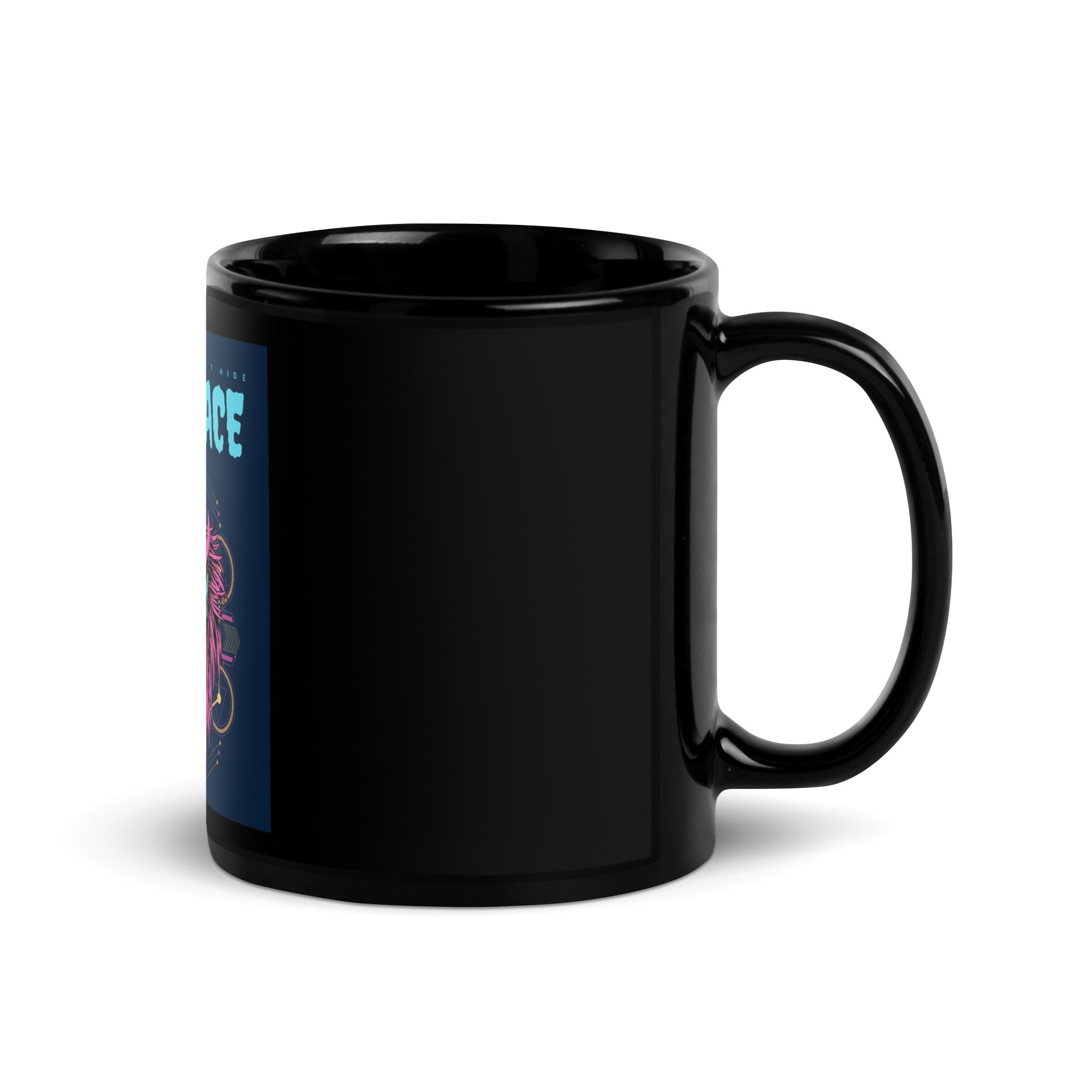 Show Face | Antisemitism Can't Hide | Black Glossy Mug