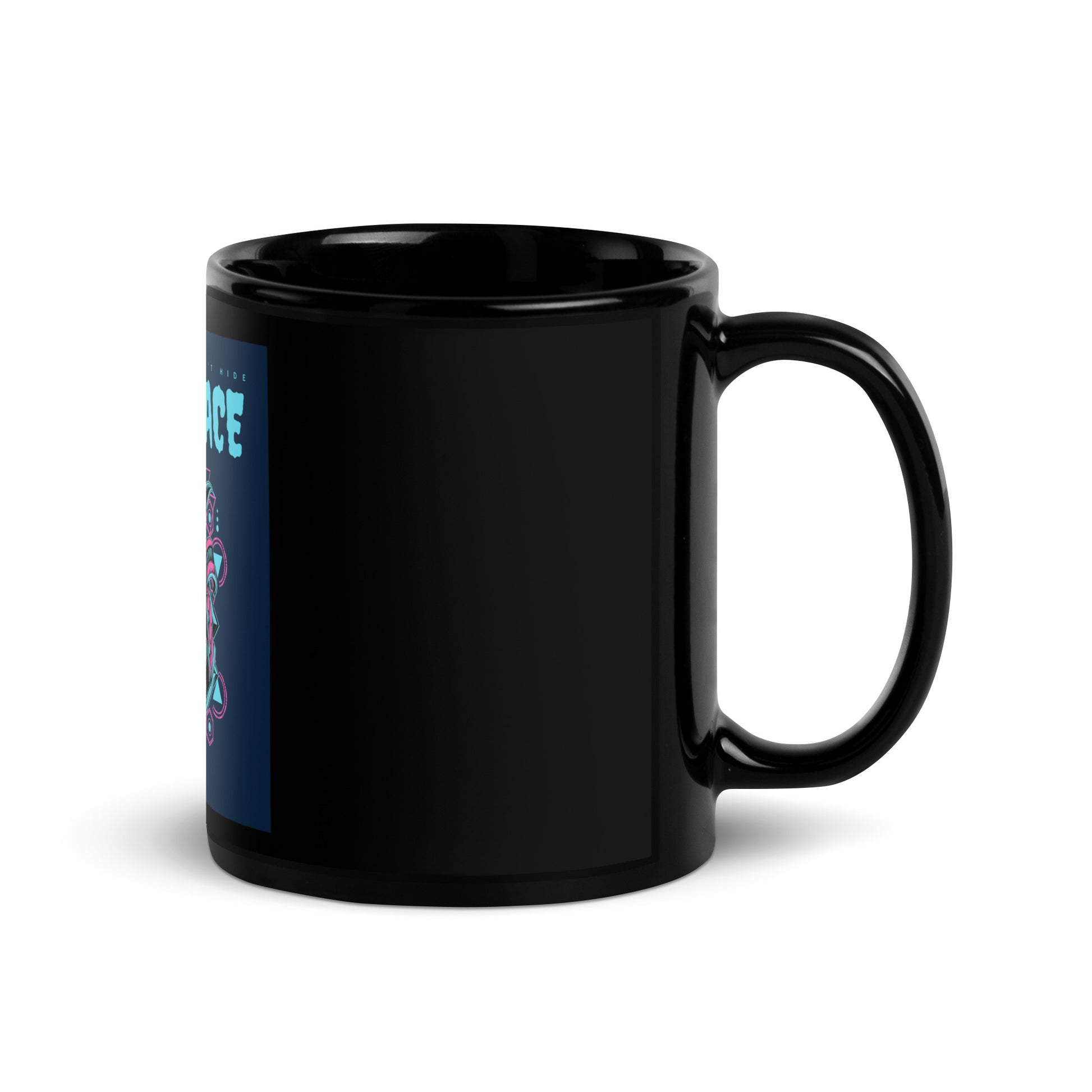 Show Face | Antisemitism Can't Hide | Black Glossy Mug