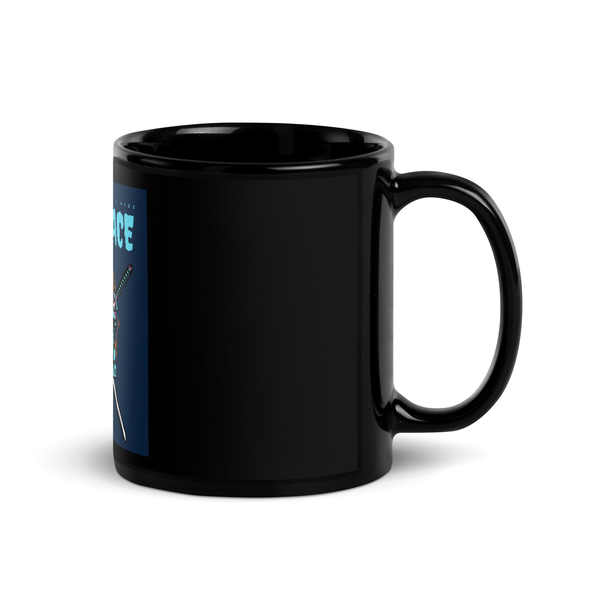 Show Face | Antisemitism Can't Hide | Black Glossy Mug