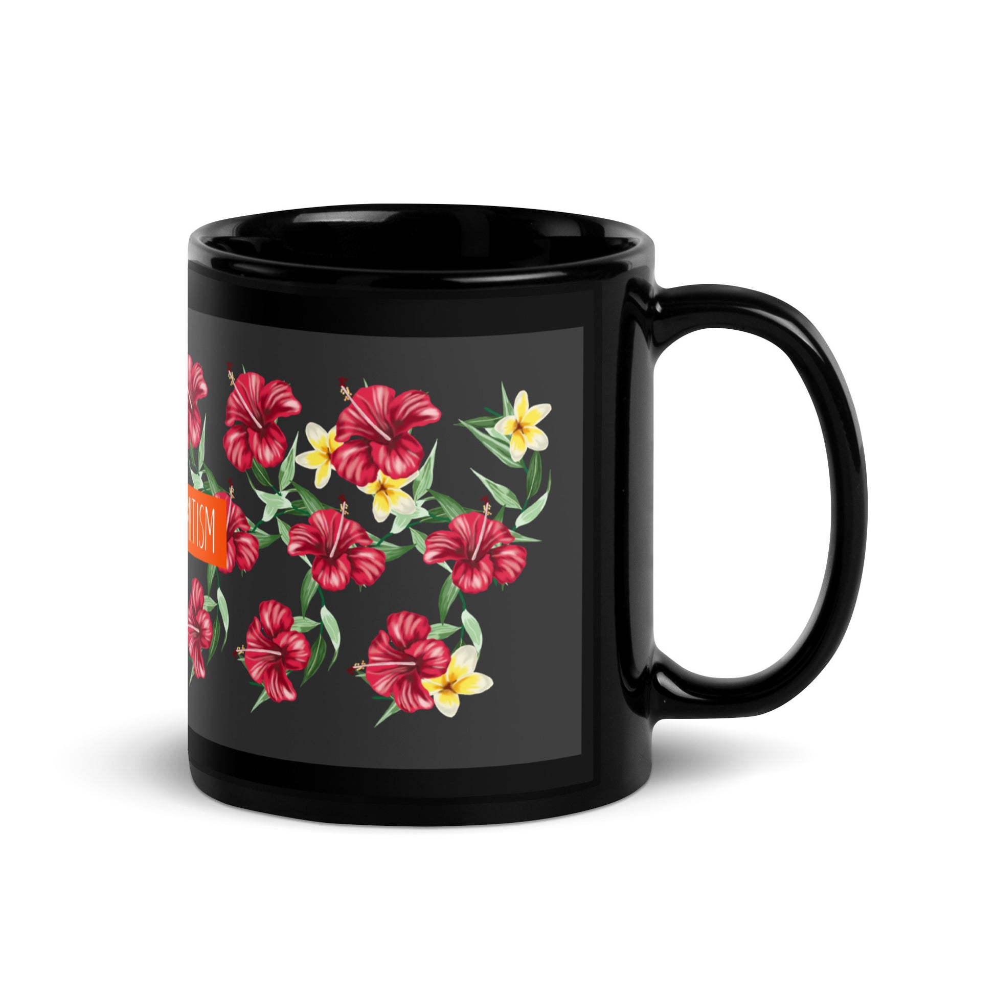 Flower Anthem | Antisemitism | Black Glossy Mug