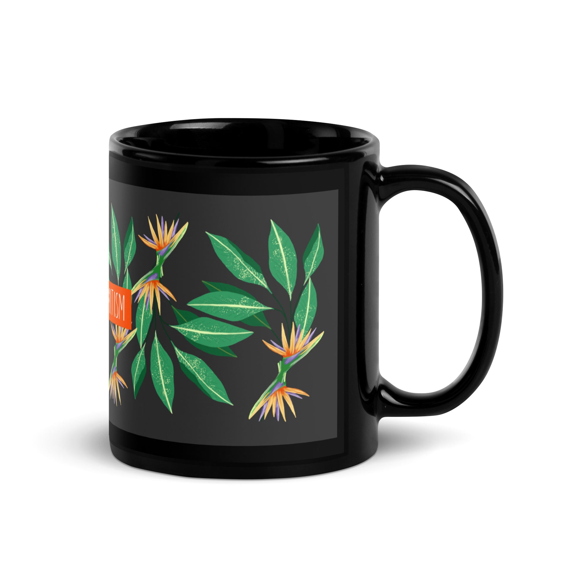 Flower Anthem | Antisemitism | Black Glossy Mug