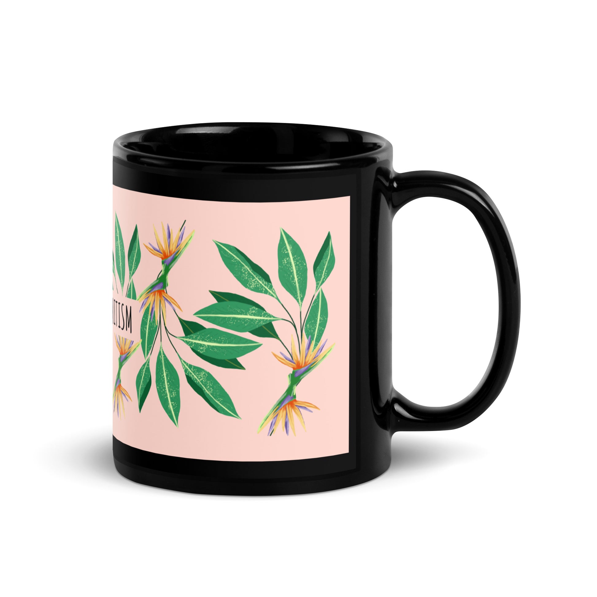 Flower Anthem | Antisemitism | Black Glossy Mug