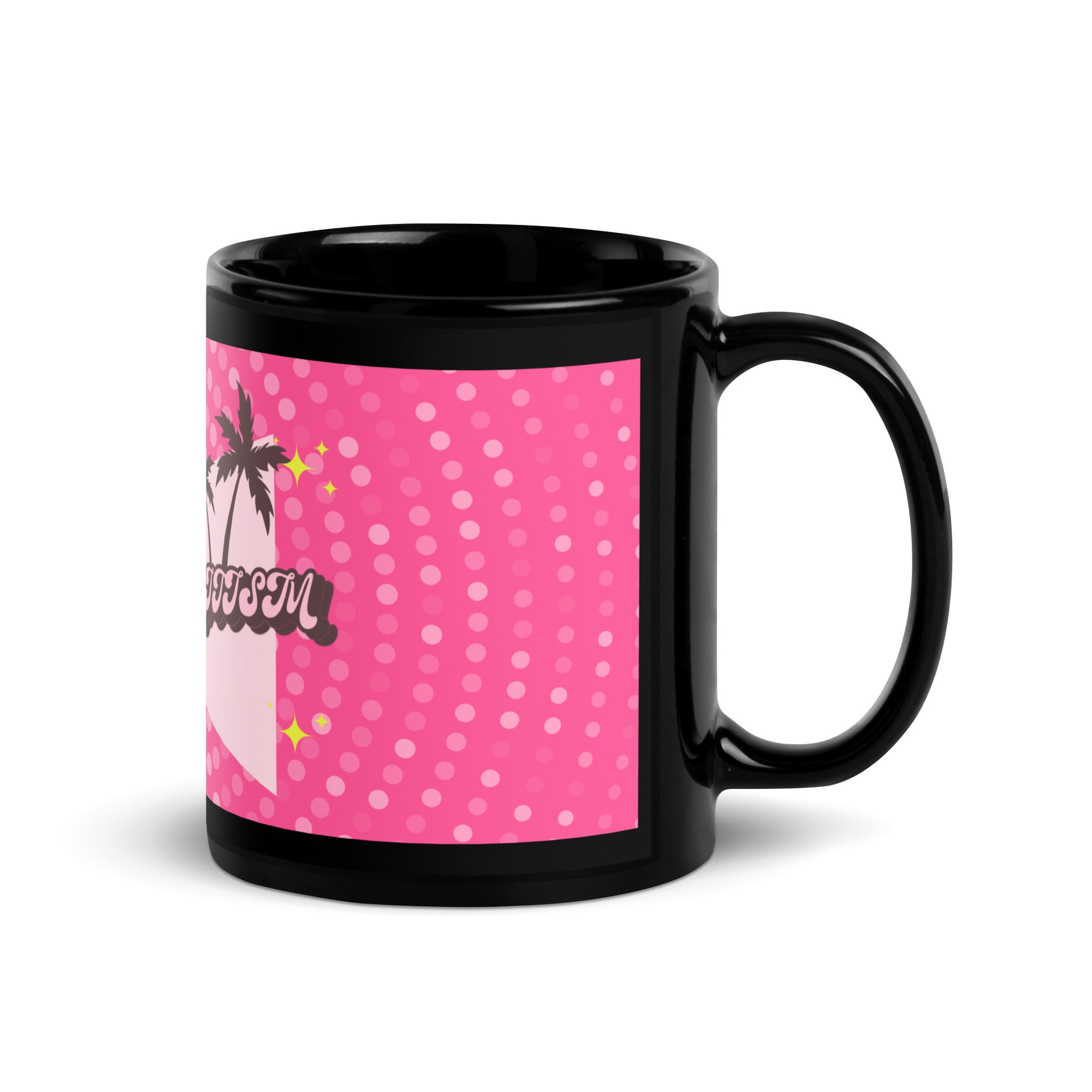Pink Destiny | Antisemitism | Black Glossy Mug