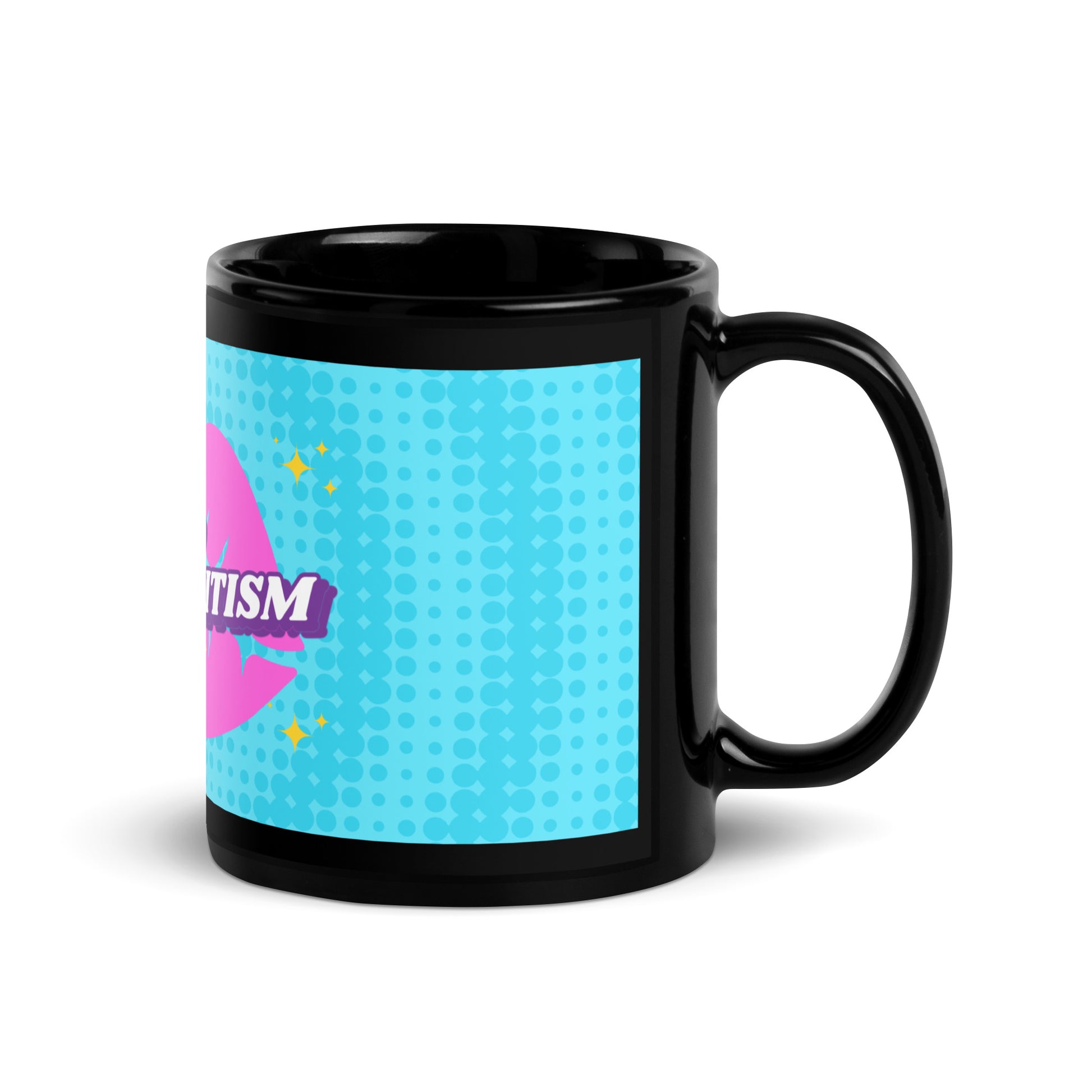Pink Destiny | Antisemitism | Black Glossy Mug