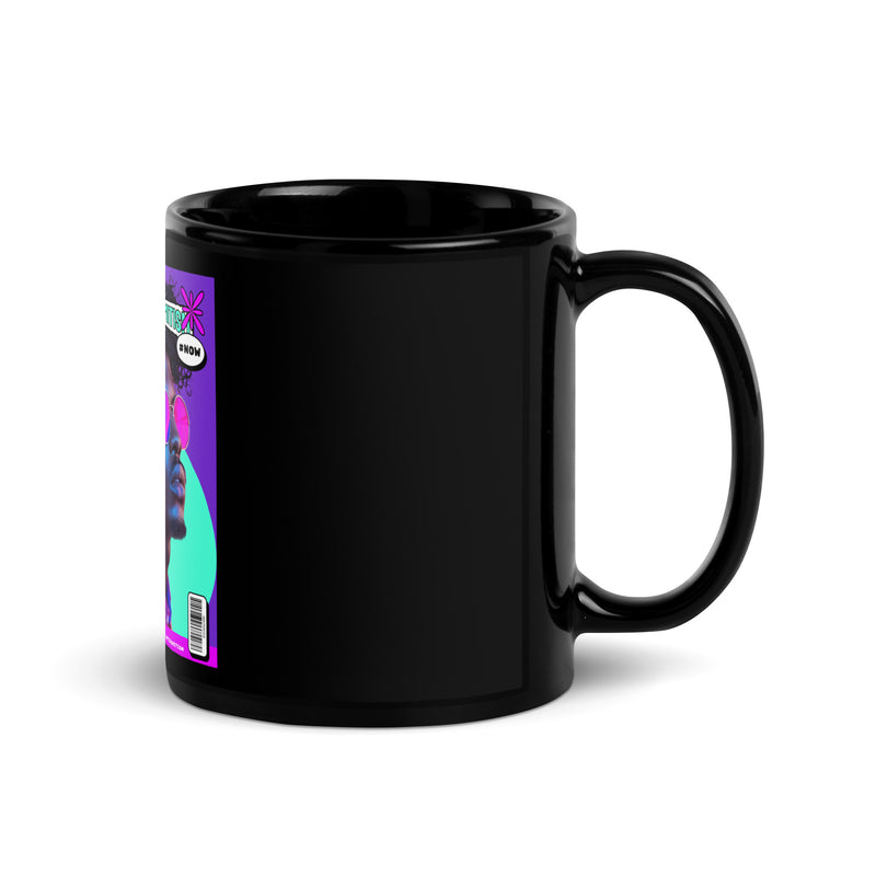 80's Fashion Trend | Battle Antisemitism | Black Glossy Mug