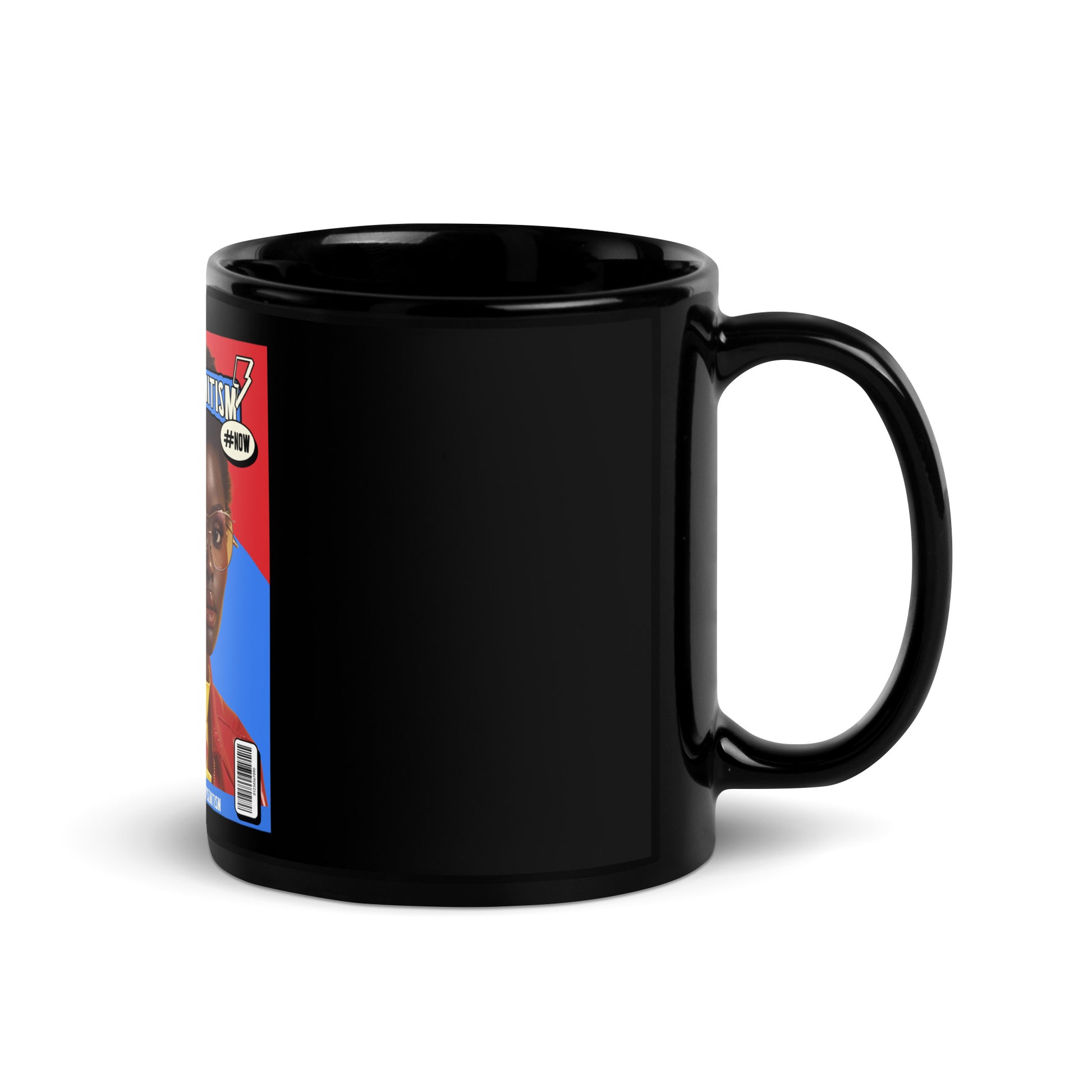 80's Fashion Trend | Battle Antisemitism | Black Glossy Mug