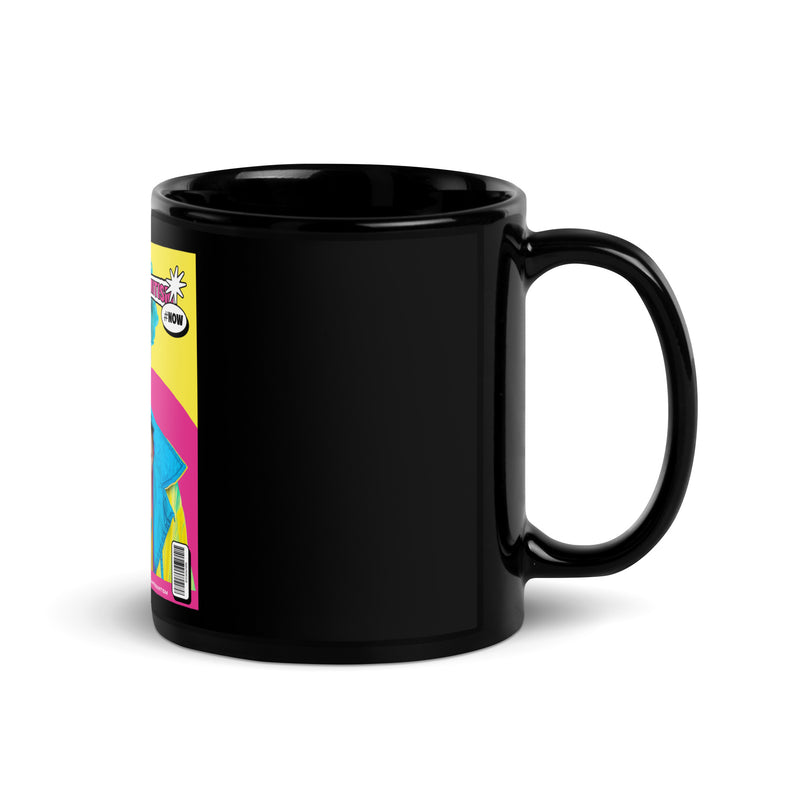 80's Fashion Trend | Battle Antisemitism | Black Glossy Mug