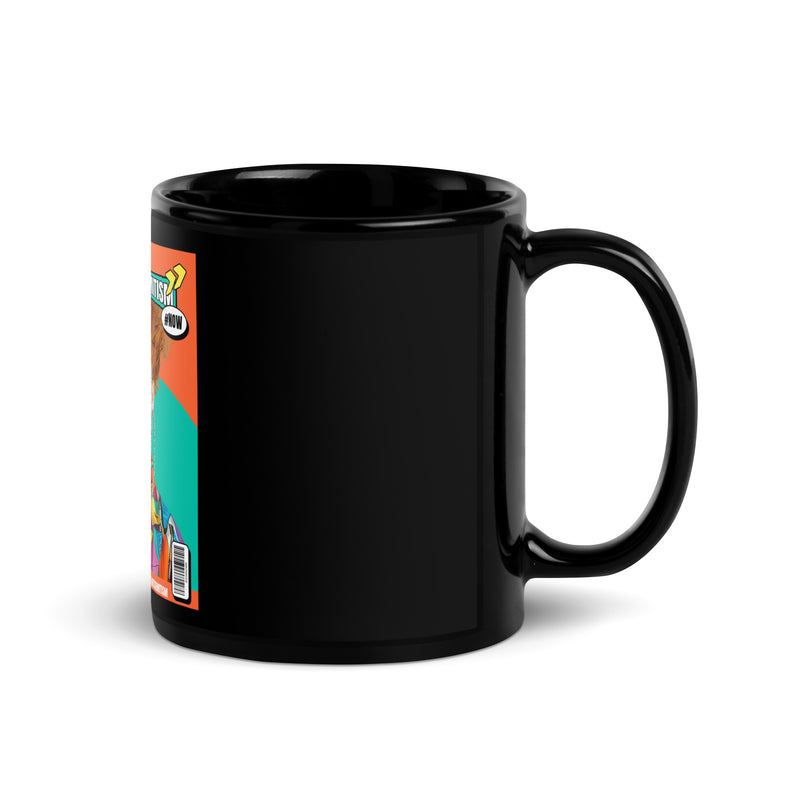 80's Fashion Trend | Battle Antisemitism | Black Glossy Mug