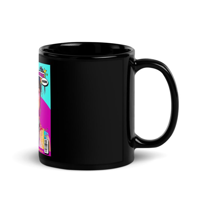 80's Fashion Trend | Battle Antisemitism | Black Glossy Mug