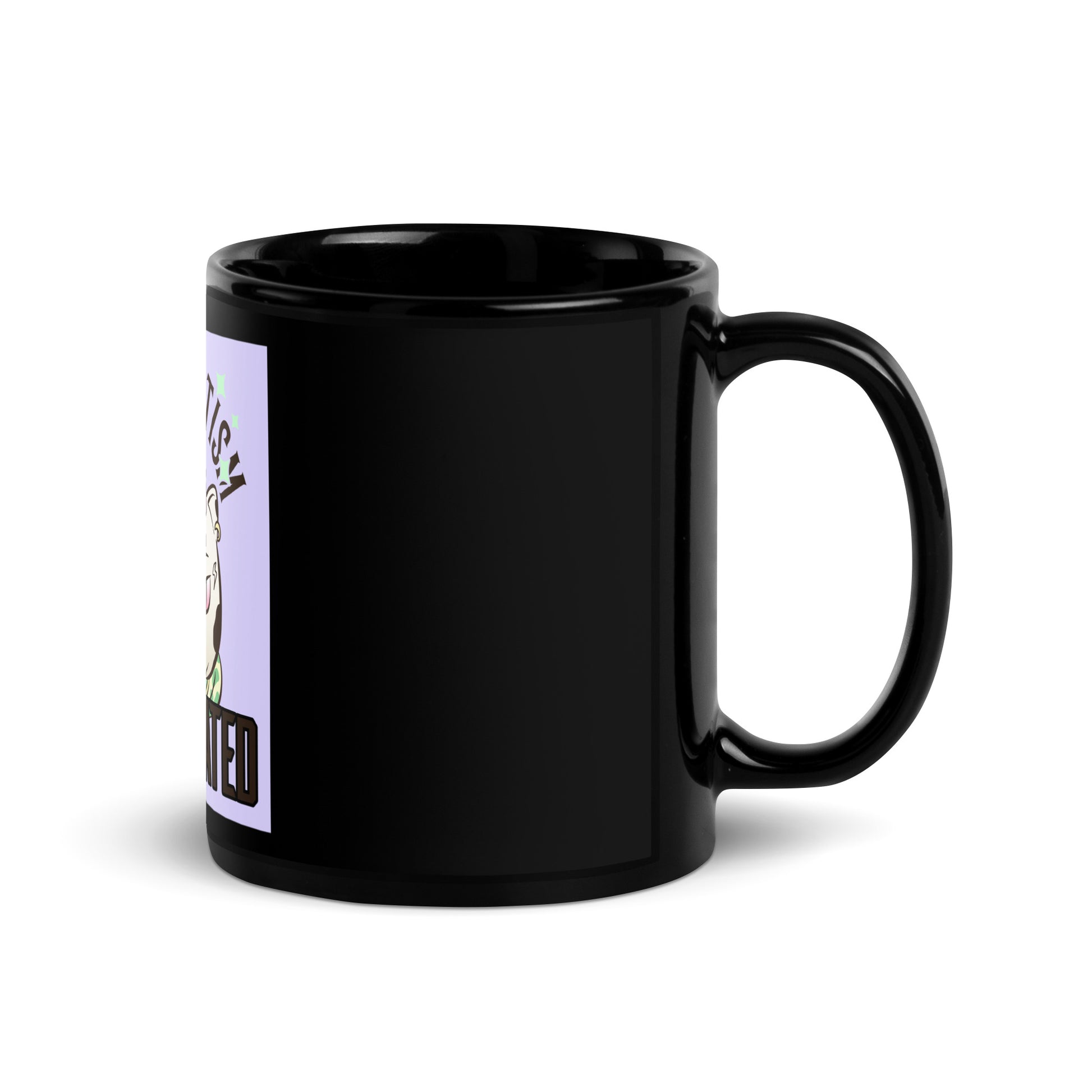 Cool Cat | Antisemitism Is Outdated | Black Glossy Mug