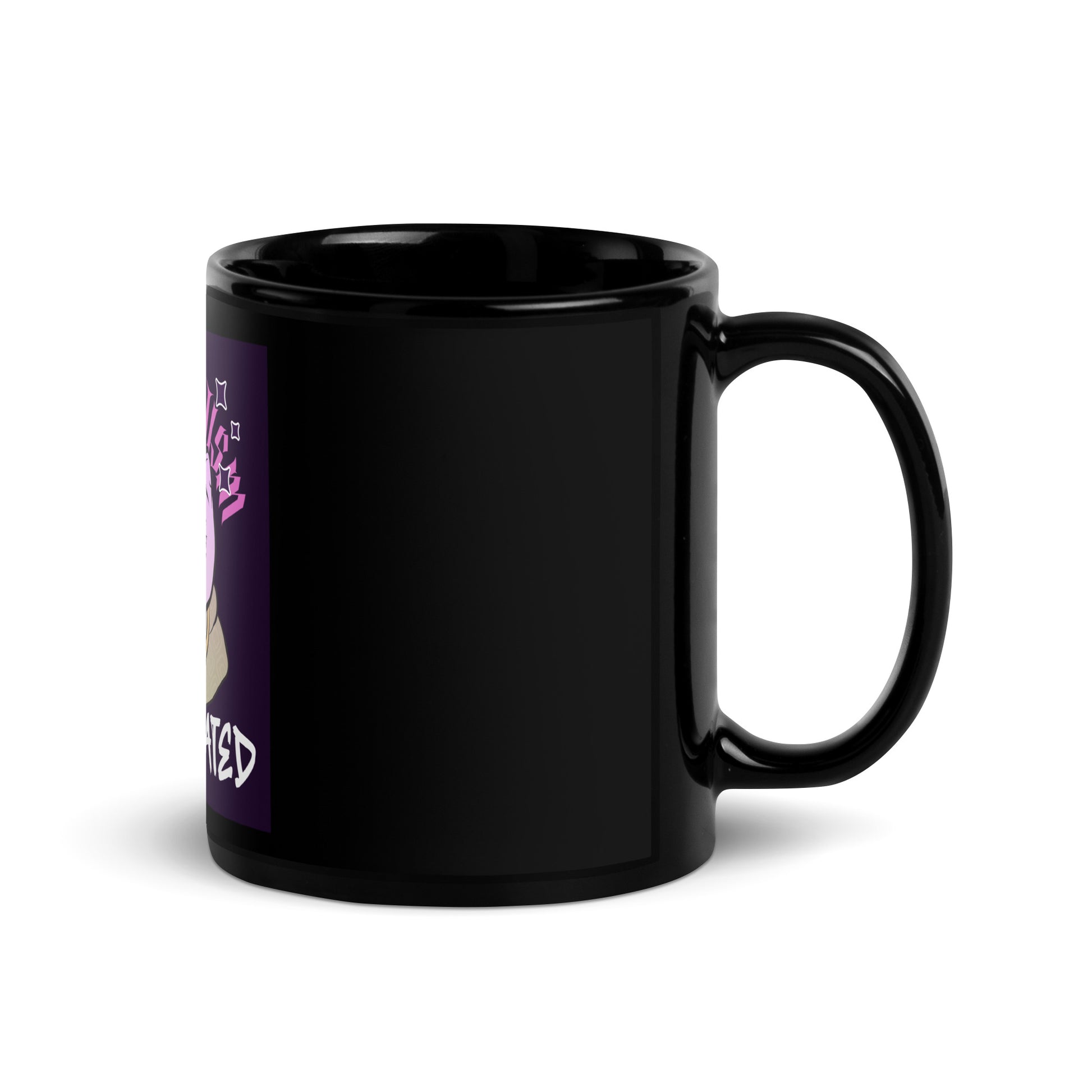 Cool Cat | Antisemitism Is Outdated | Black Glossy Mug