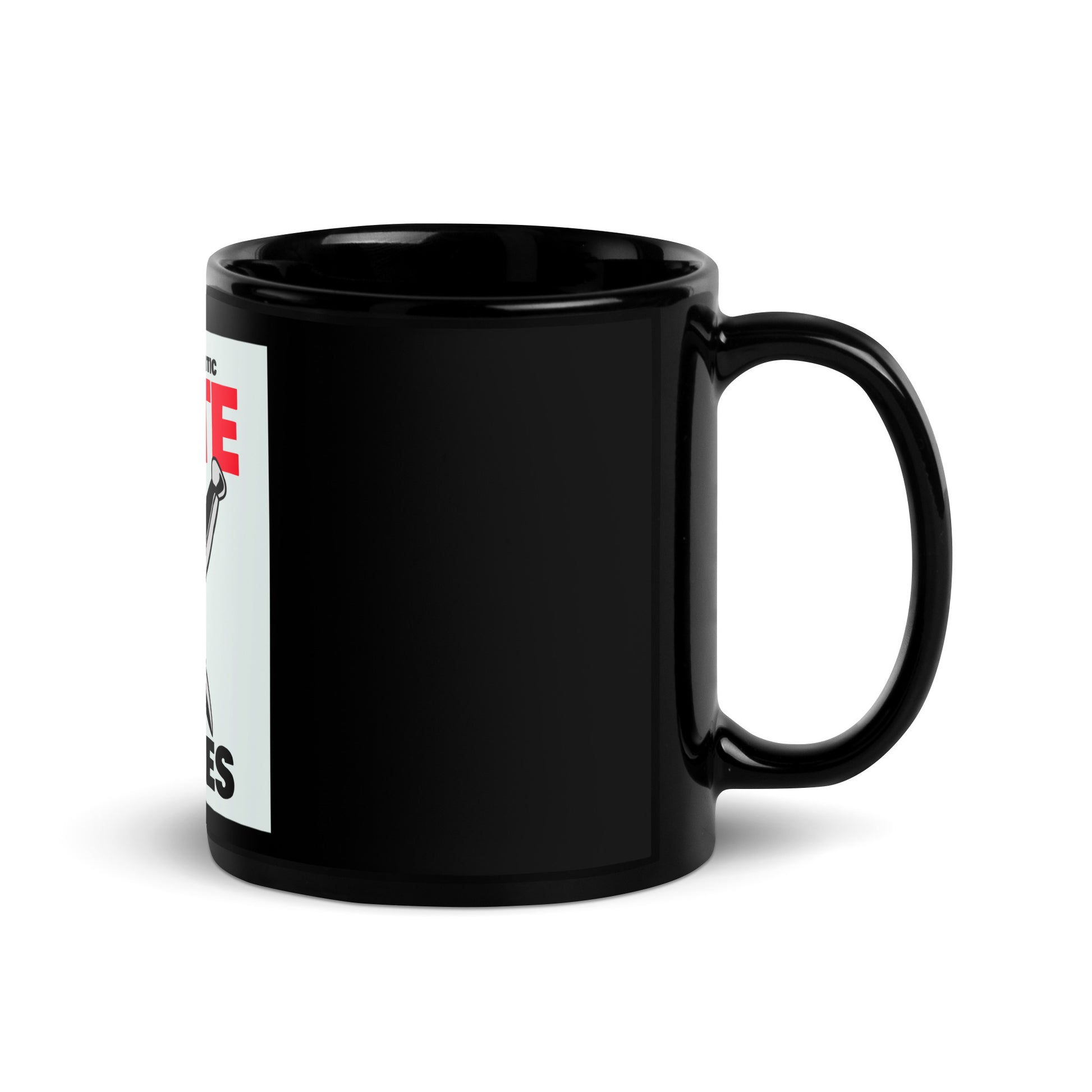 Antisemitic Hate Crimes | Black Glossy Mug