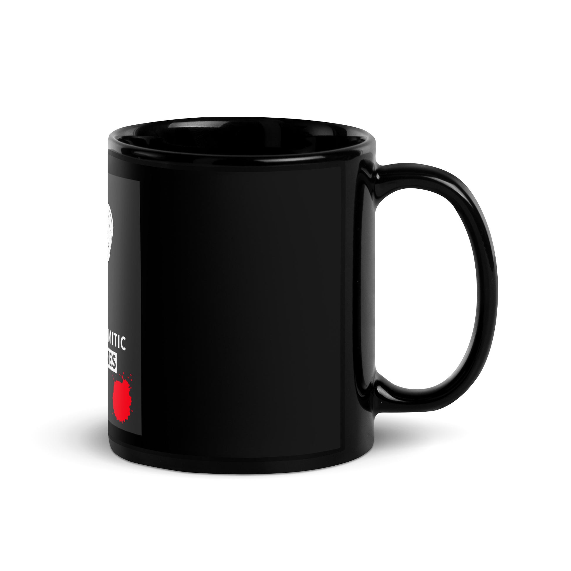 Antisemitic Hate Crimes | Black Glossy Mug