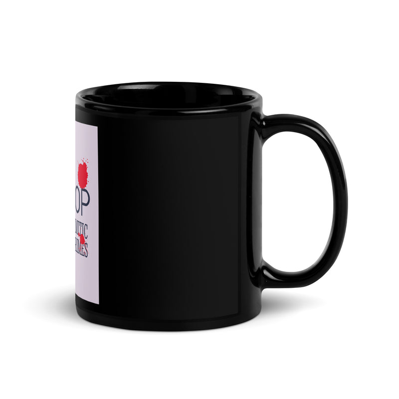 Antisemitic Hate Crimes | Black Glossy Mug
