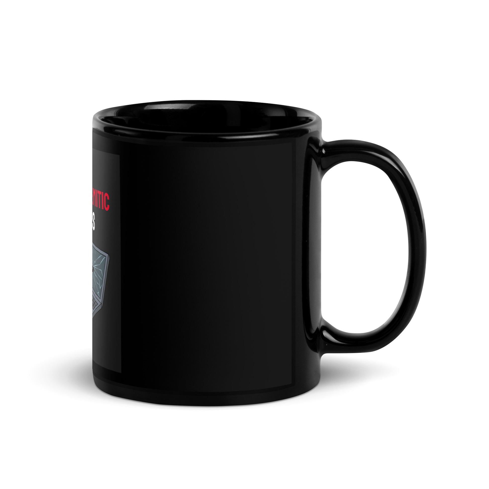 Antisemitic Hate Crimes | Black Glossy Mug