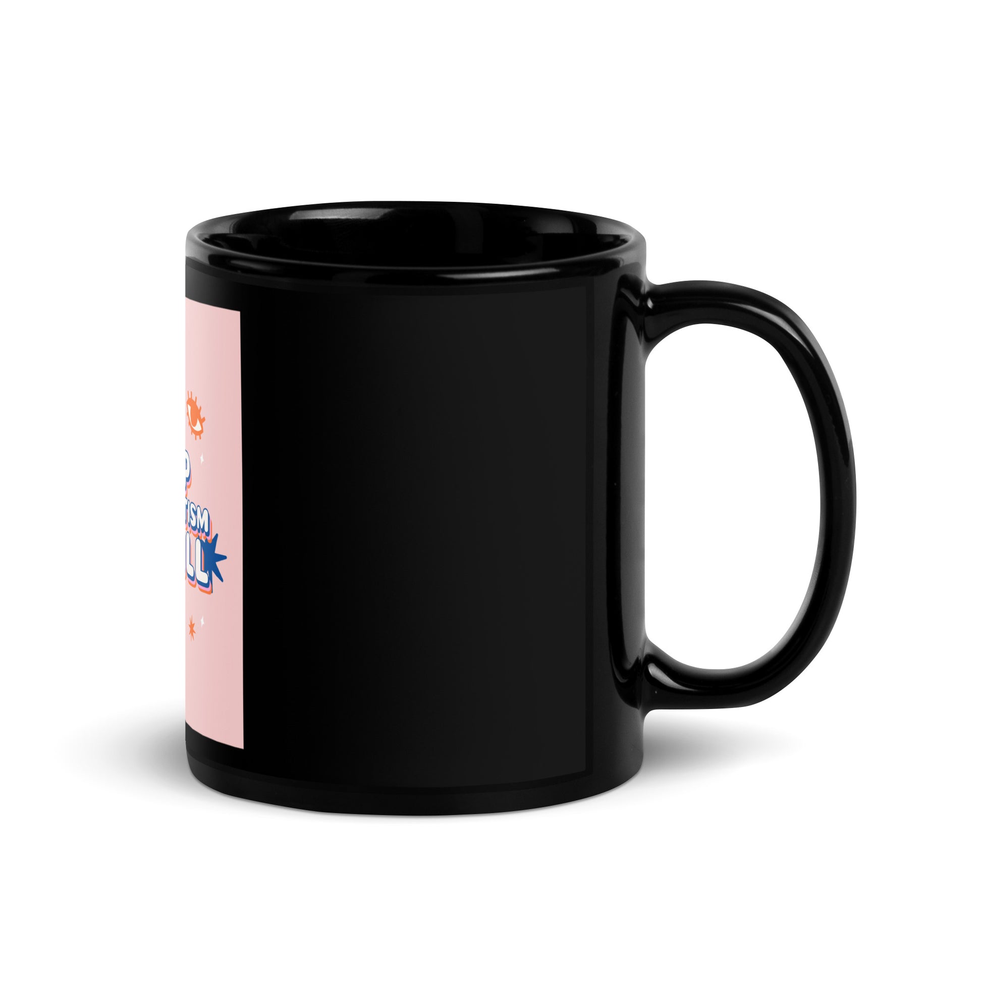 Chill Retro | Antisemitism | Black Glossy Mug