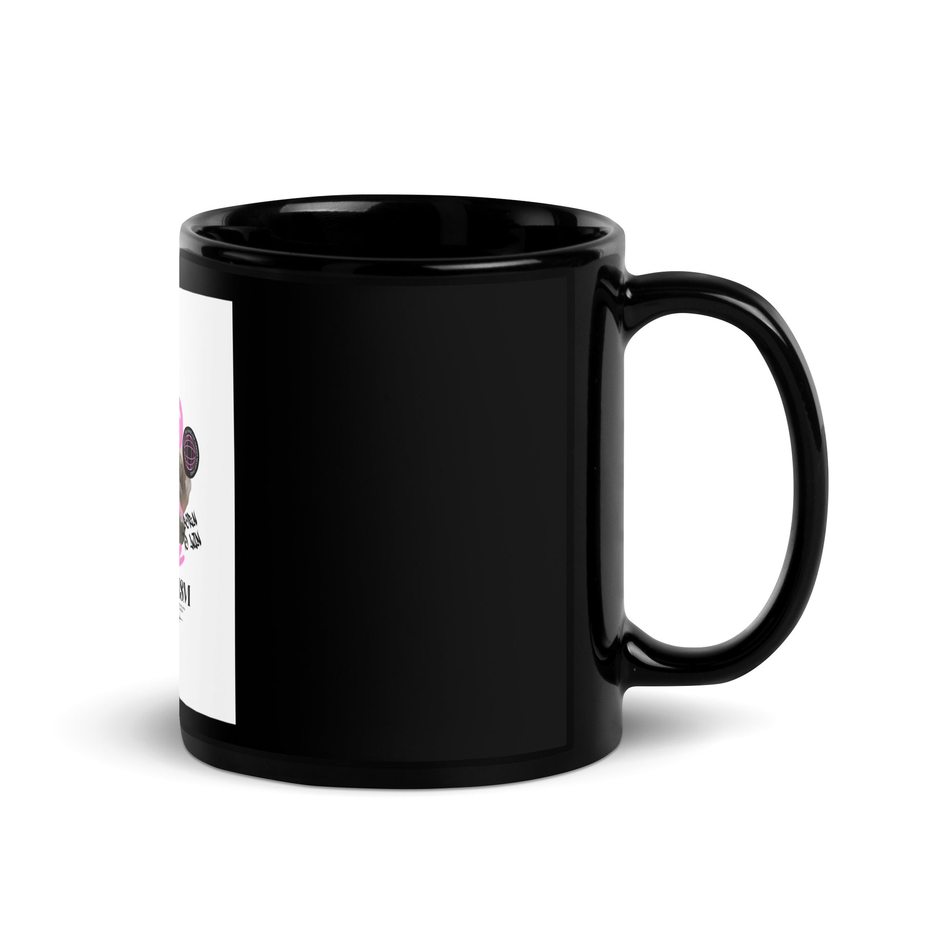 Classic Graffiti Fusion | Black Glossy Mug