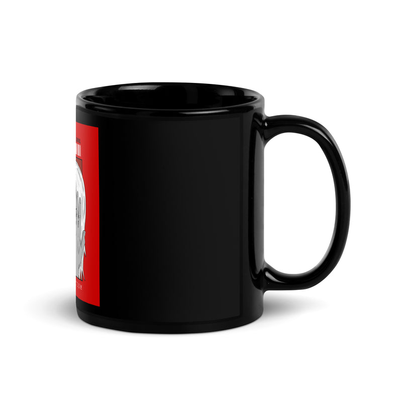 Unmask Evil | Antisemitism | Black Glossy Mug