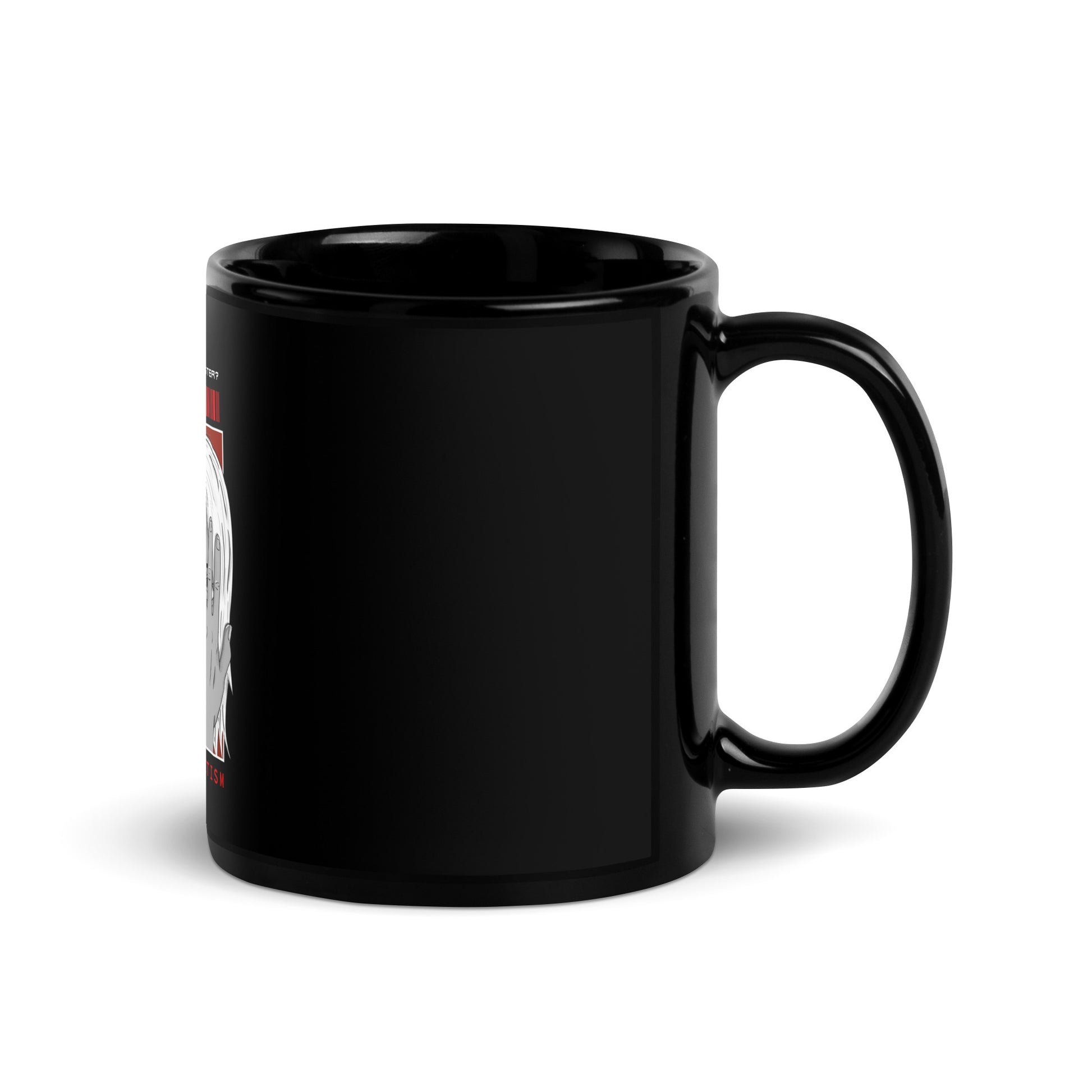 Human Or Monster | Antisemitism | Black Glossy Mug