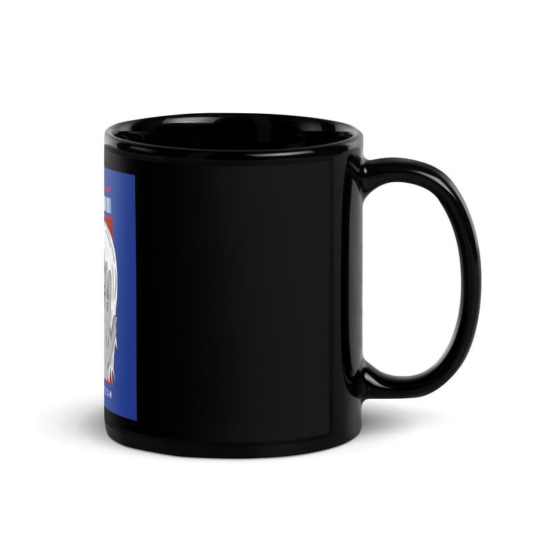 Monsters Can't Hide | Black Glossy Mug