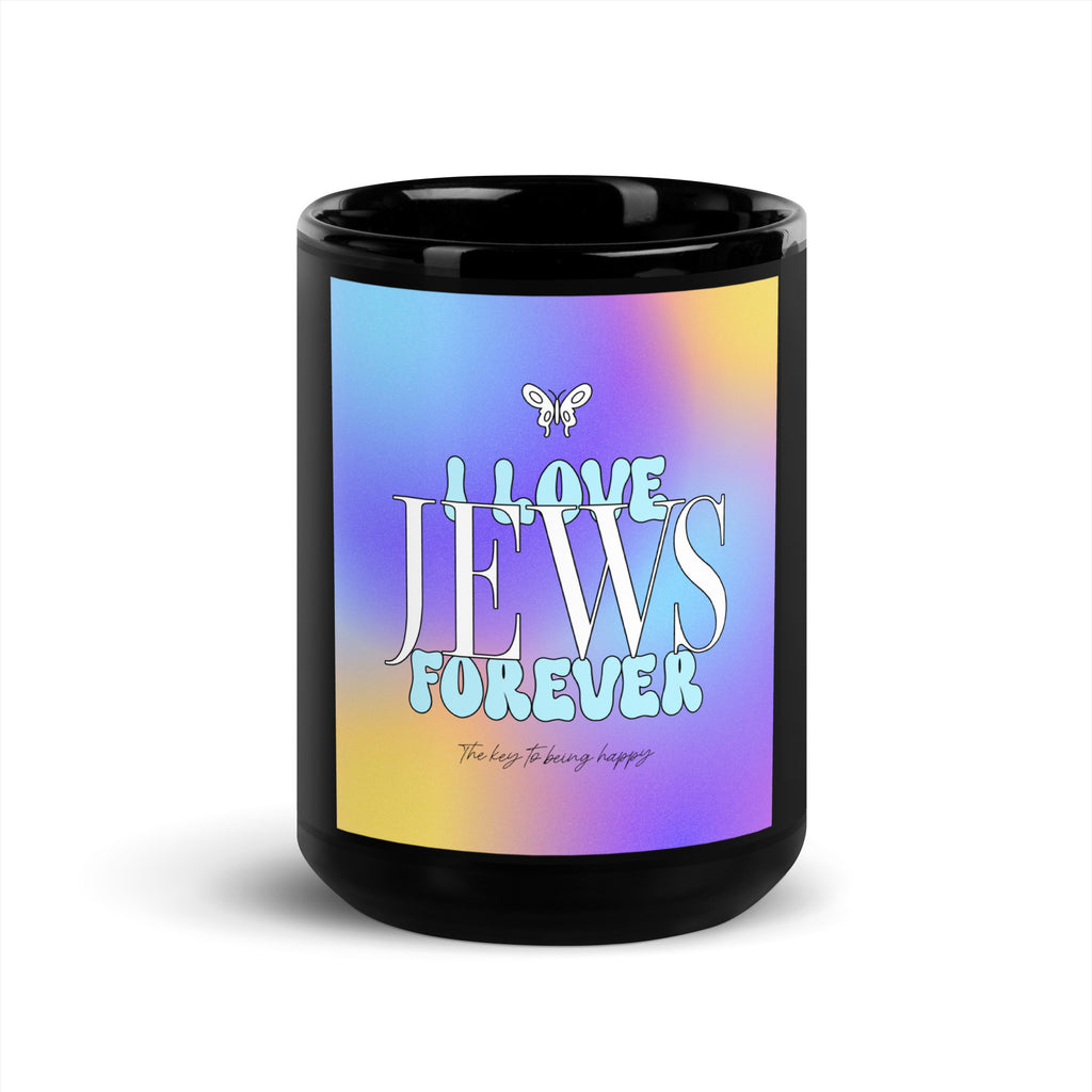 All In For Jews | Black Glossy Mug Jouparty
