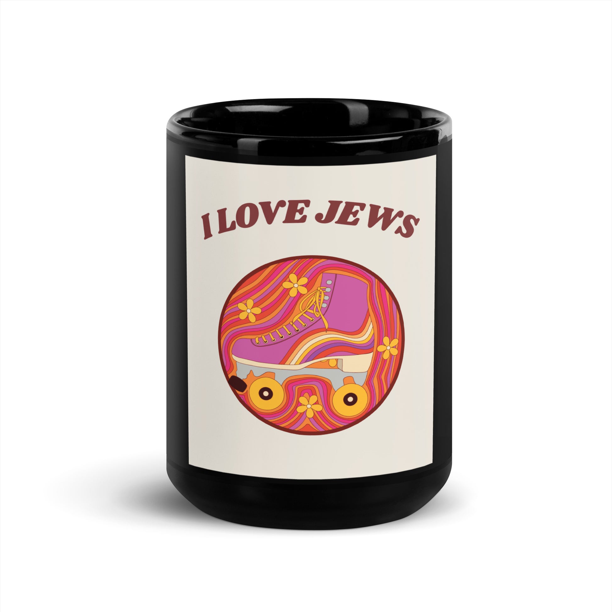 All In For Jews | Black Glossy Mug Jouparty