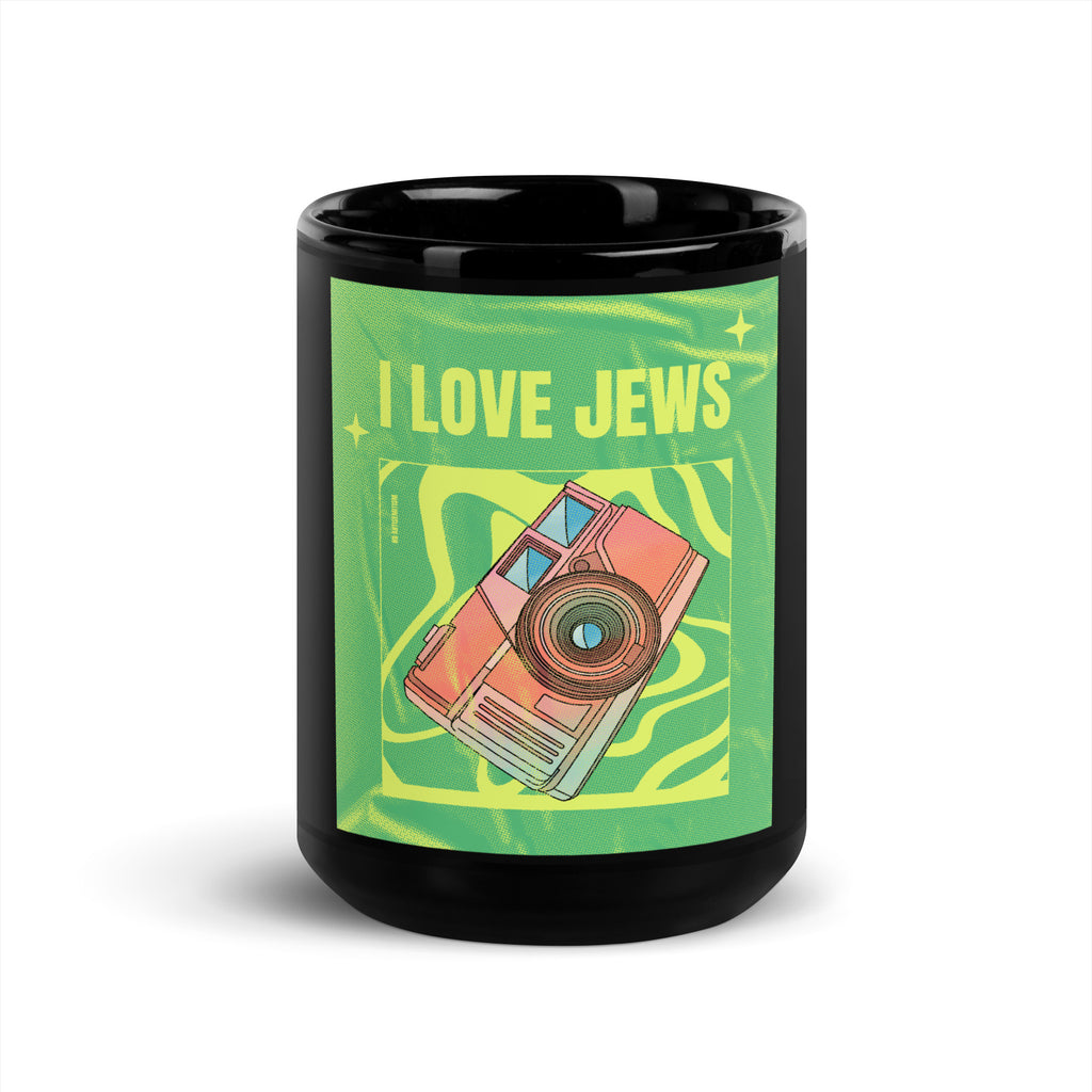 All In For Jews | Black Glossy Mug Jouparty