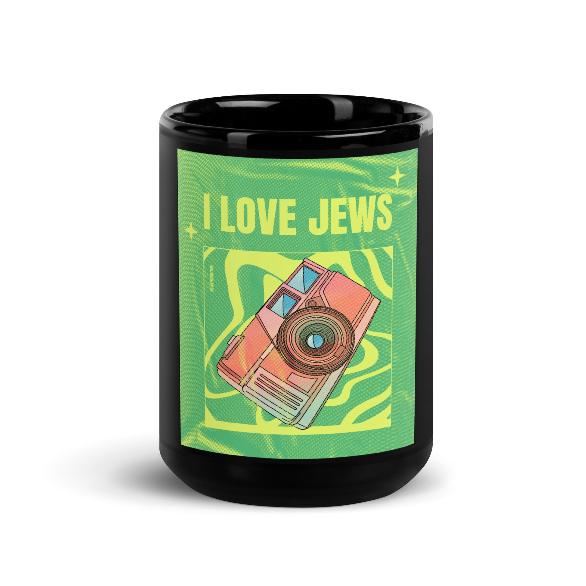 All In For Jews | Black Glossy Mug Jouparty