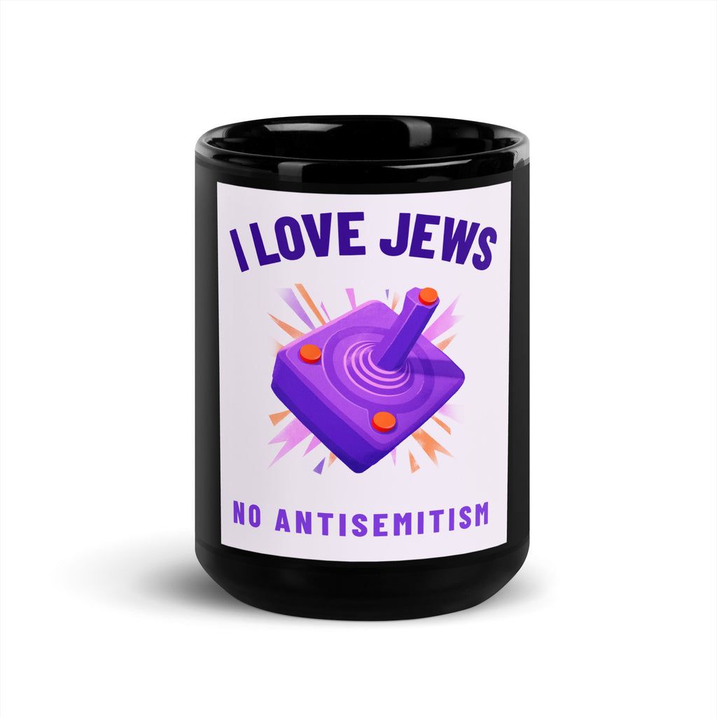 All In For Jews | Black Glossy Mug Jouparty
