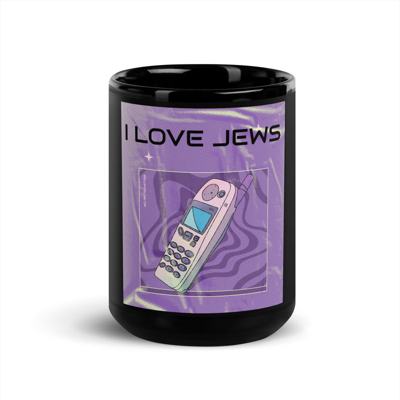 All In For Jews | Black Glossy Mug