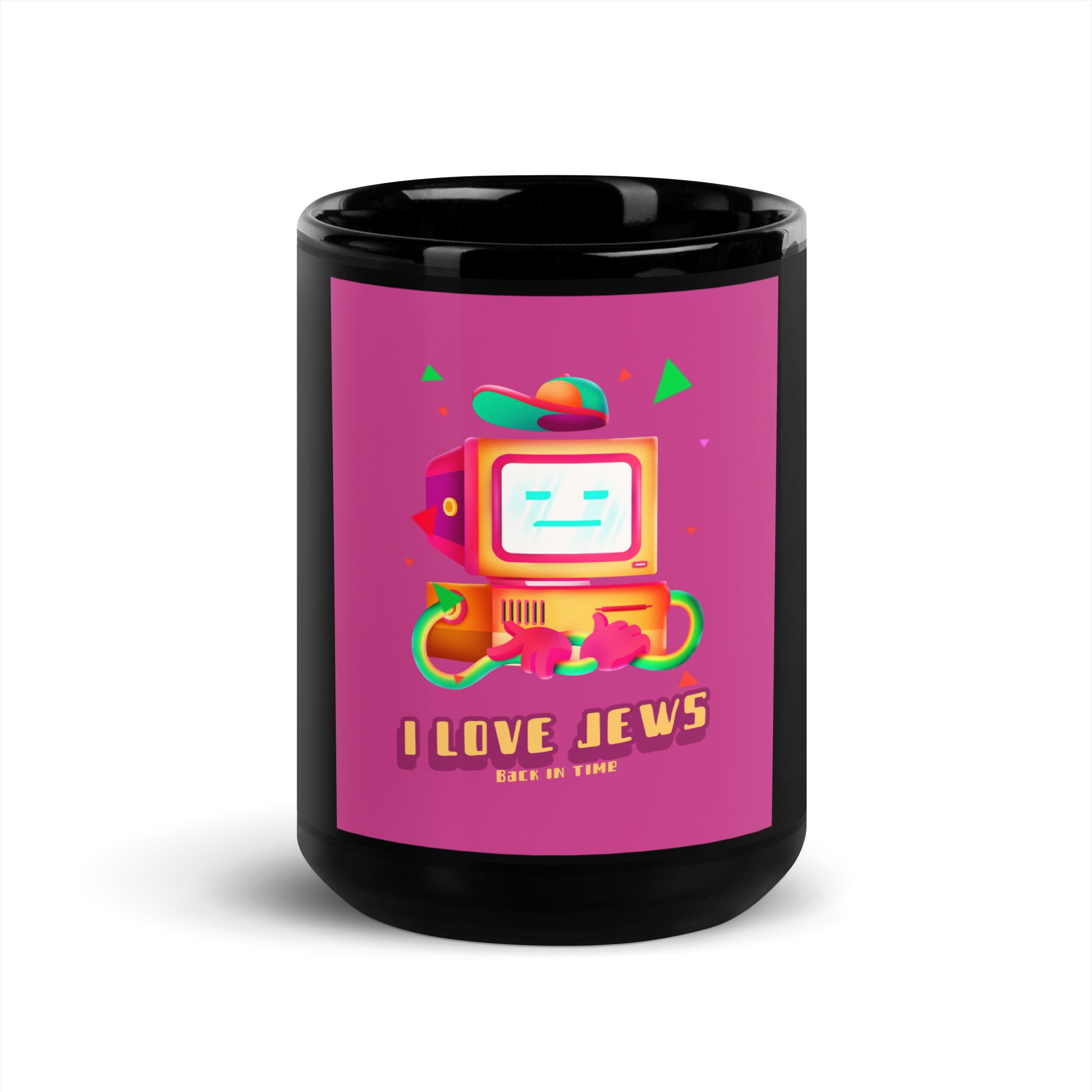 All In For Jews | Black Glossy Mug Jouparty