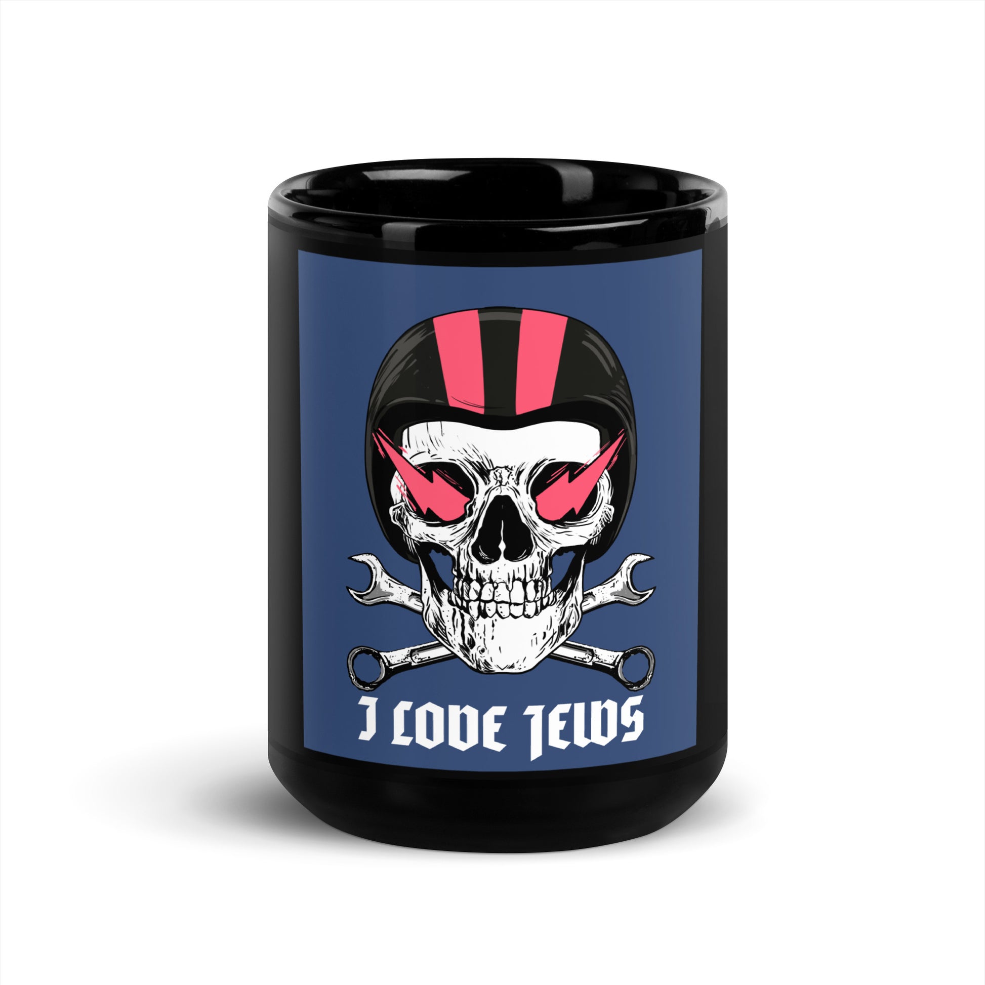 All In For Jews | Black Glossy Mug