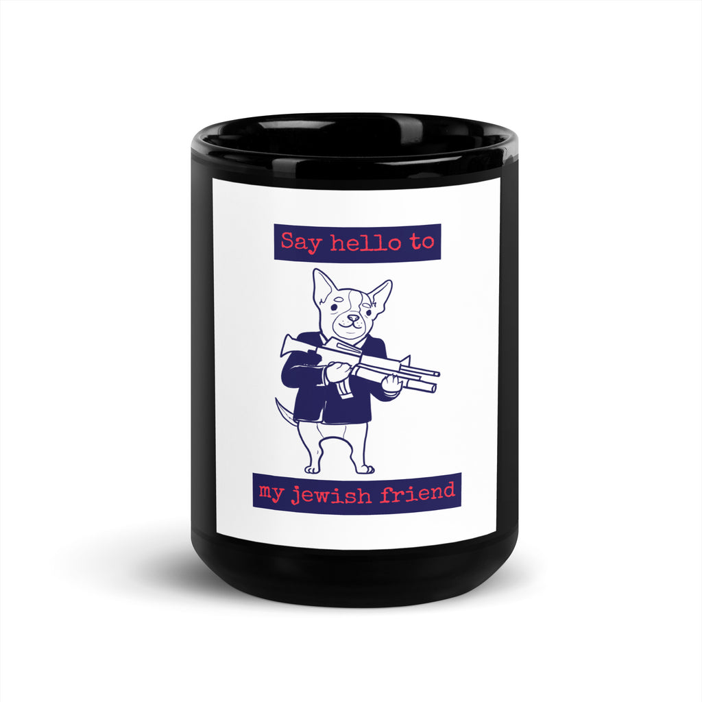 All In For Jews | Black Glossy Mug Jouparty