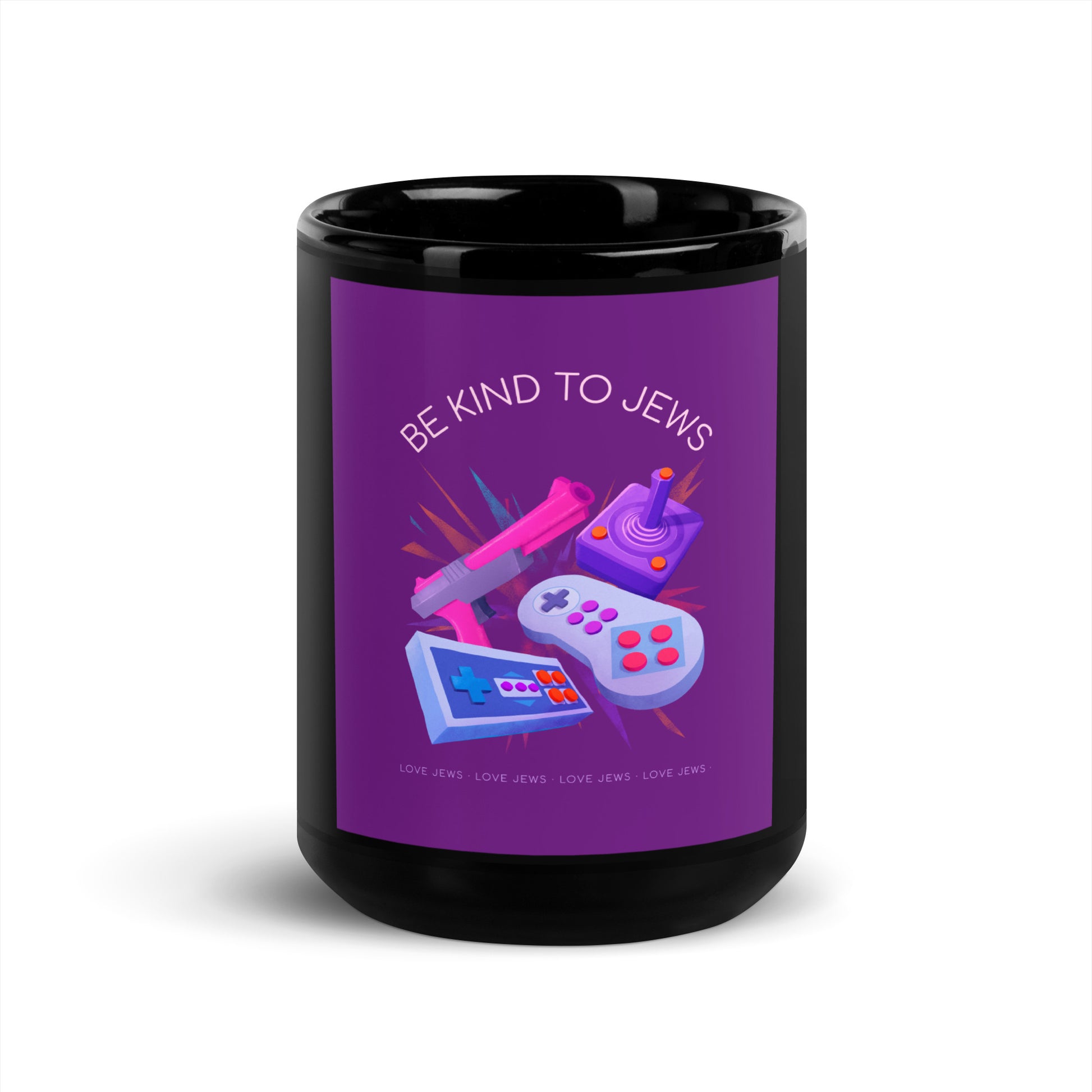All In For Jews | Black Glossy Mug